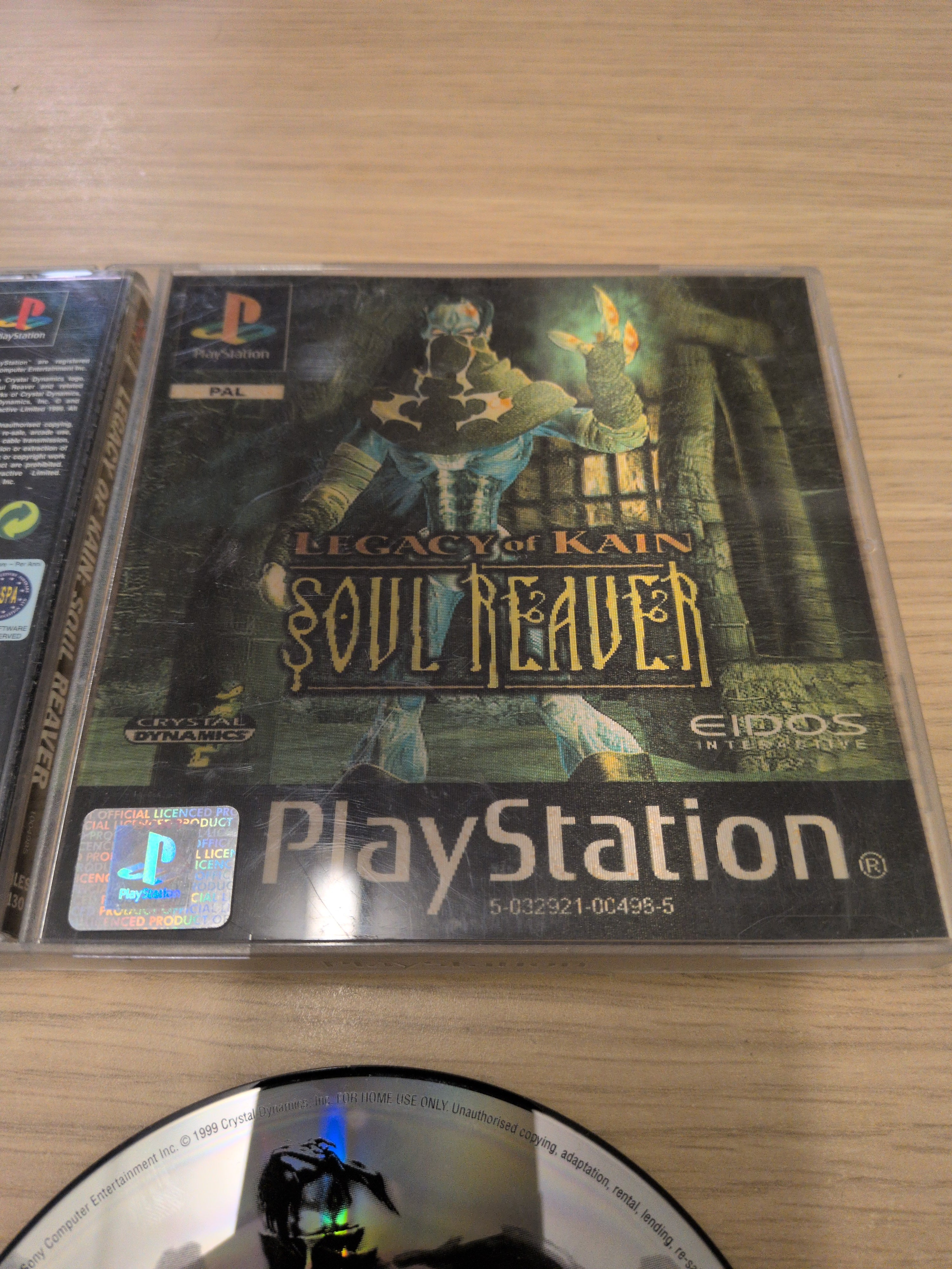 Legacy of Kain Soul Reaver Sony PS1 game