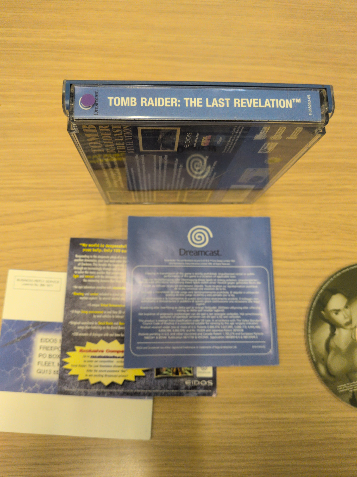 Tomb Raider: The Last Revelation Sega Dreamcast game
