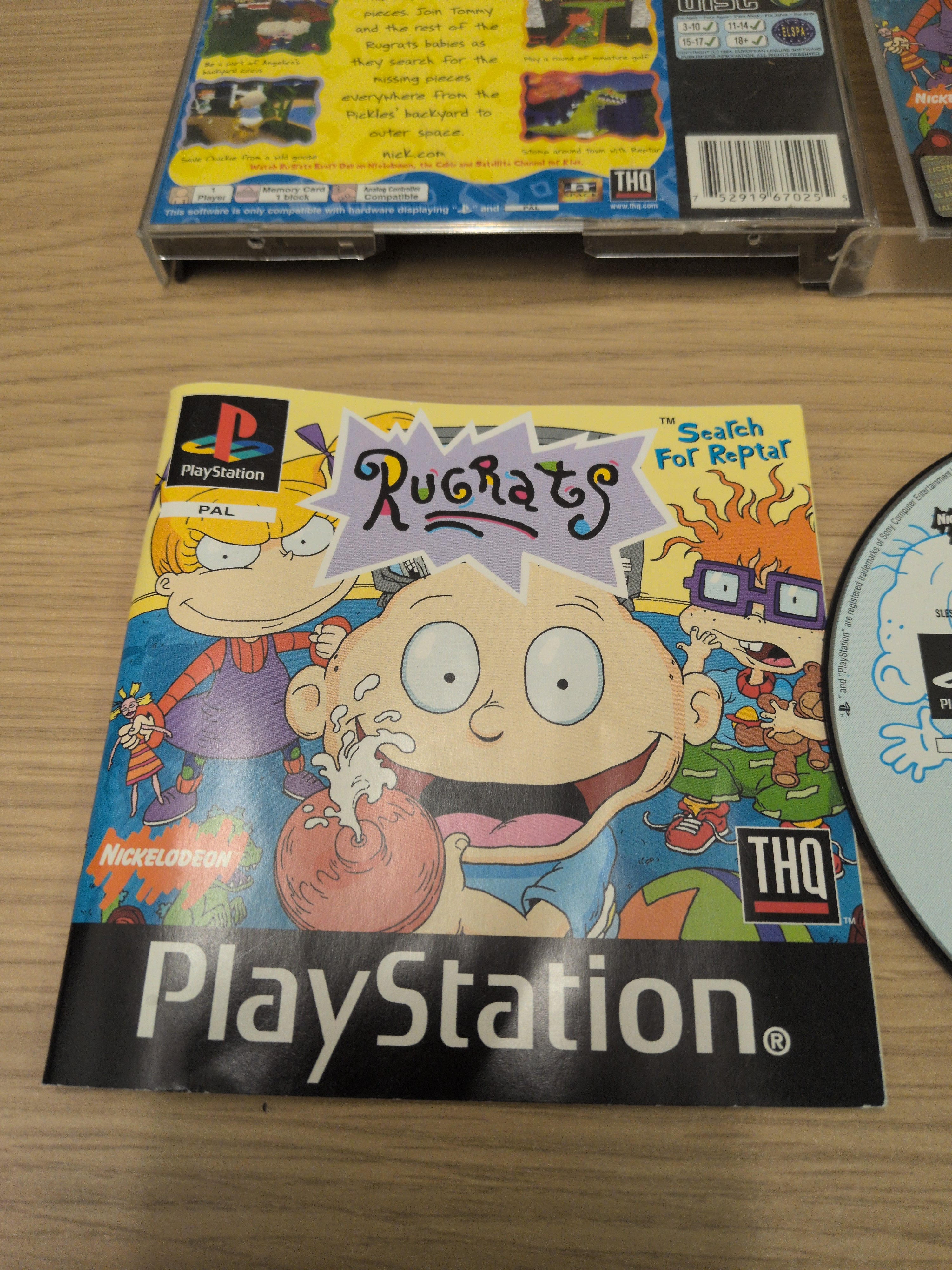 Rugrats Search for Reptar Sony PS1 game