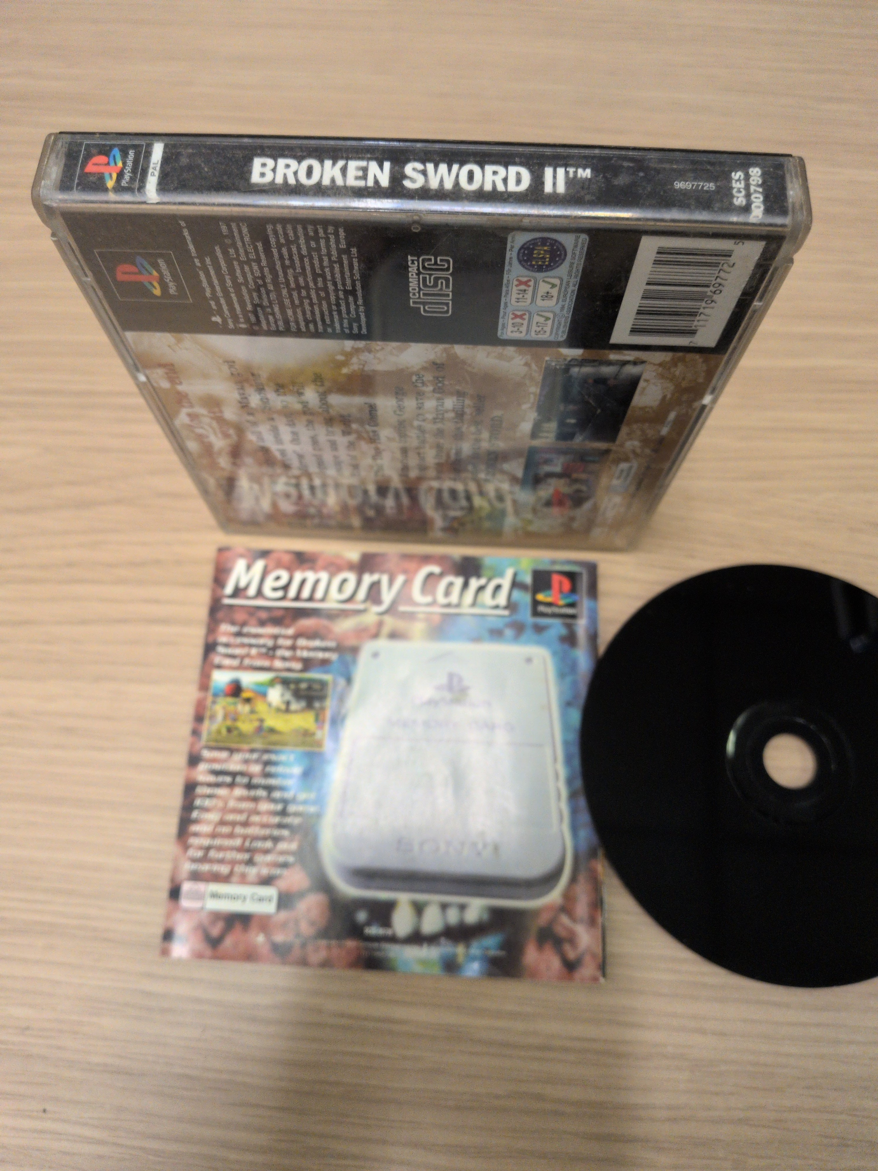 Broken Sword II Sony PS1 game