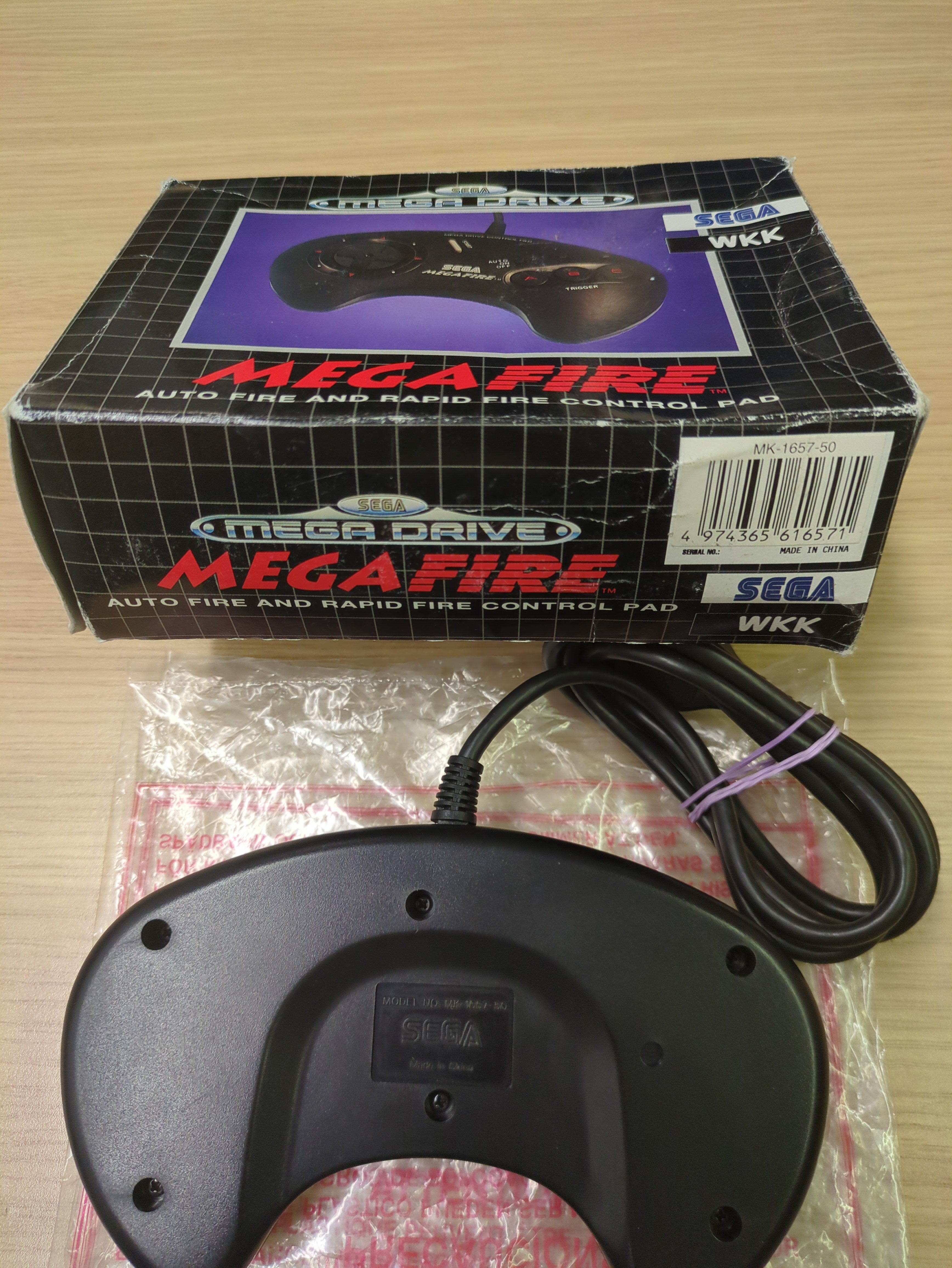 Sega Mega Fire Auto Fire and Rapid Fire Control Pad Boxed Mega Drive Official