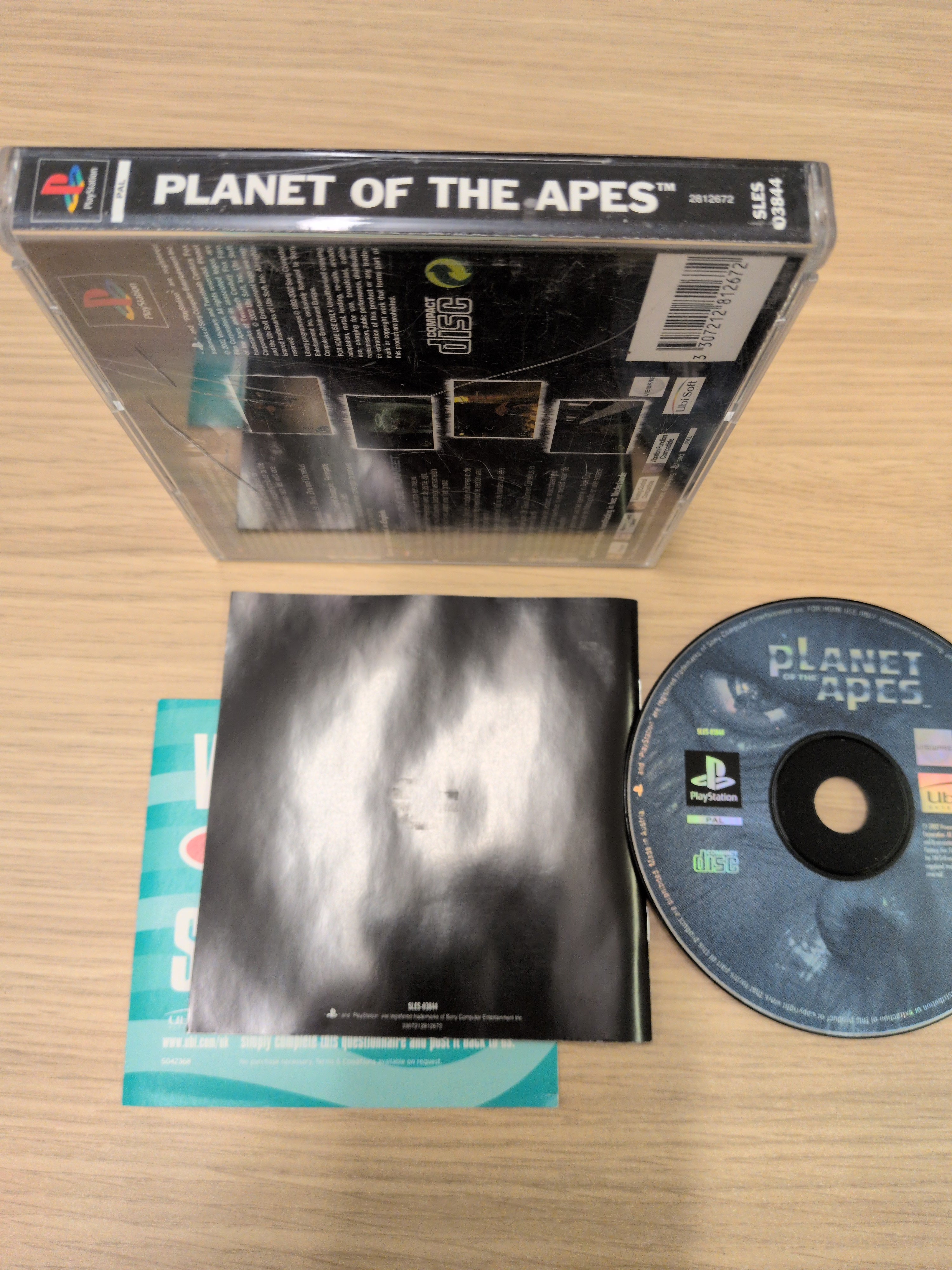 Planet of the Apes Sony PS1 game