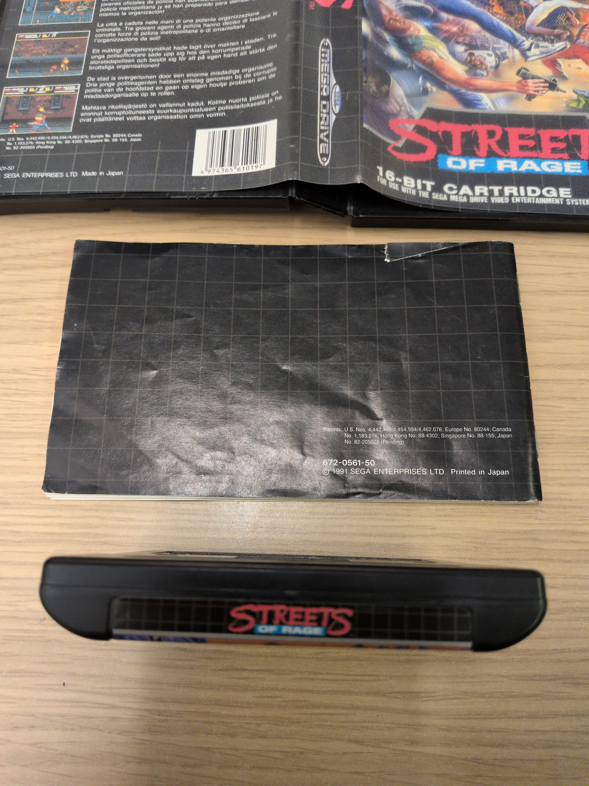 Streets of Rage Sega Mega Drive game