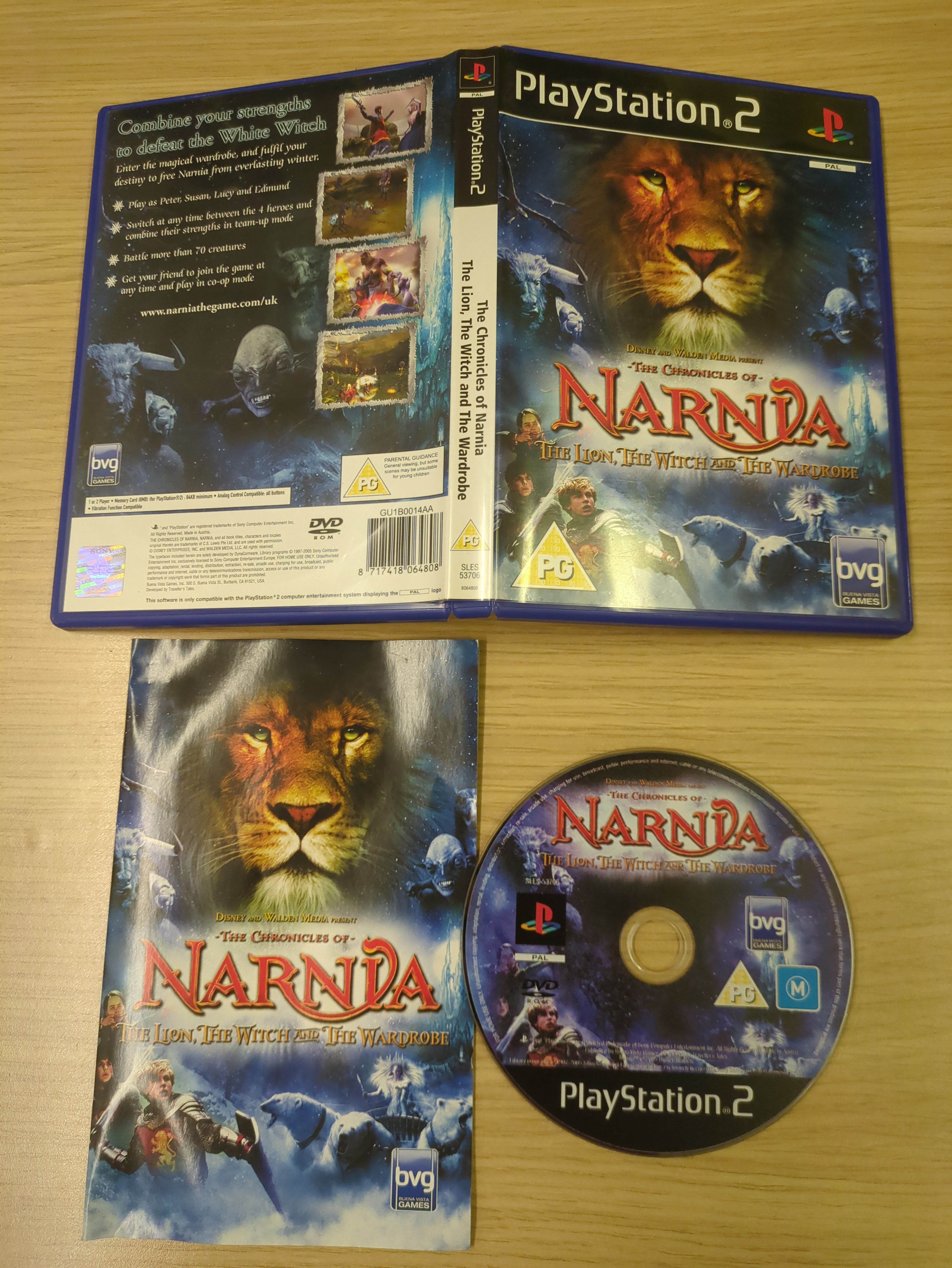 The Chronicles of Narnia: The Lion, The Witch and The Wardrobe Sony PS2 game