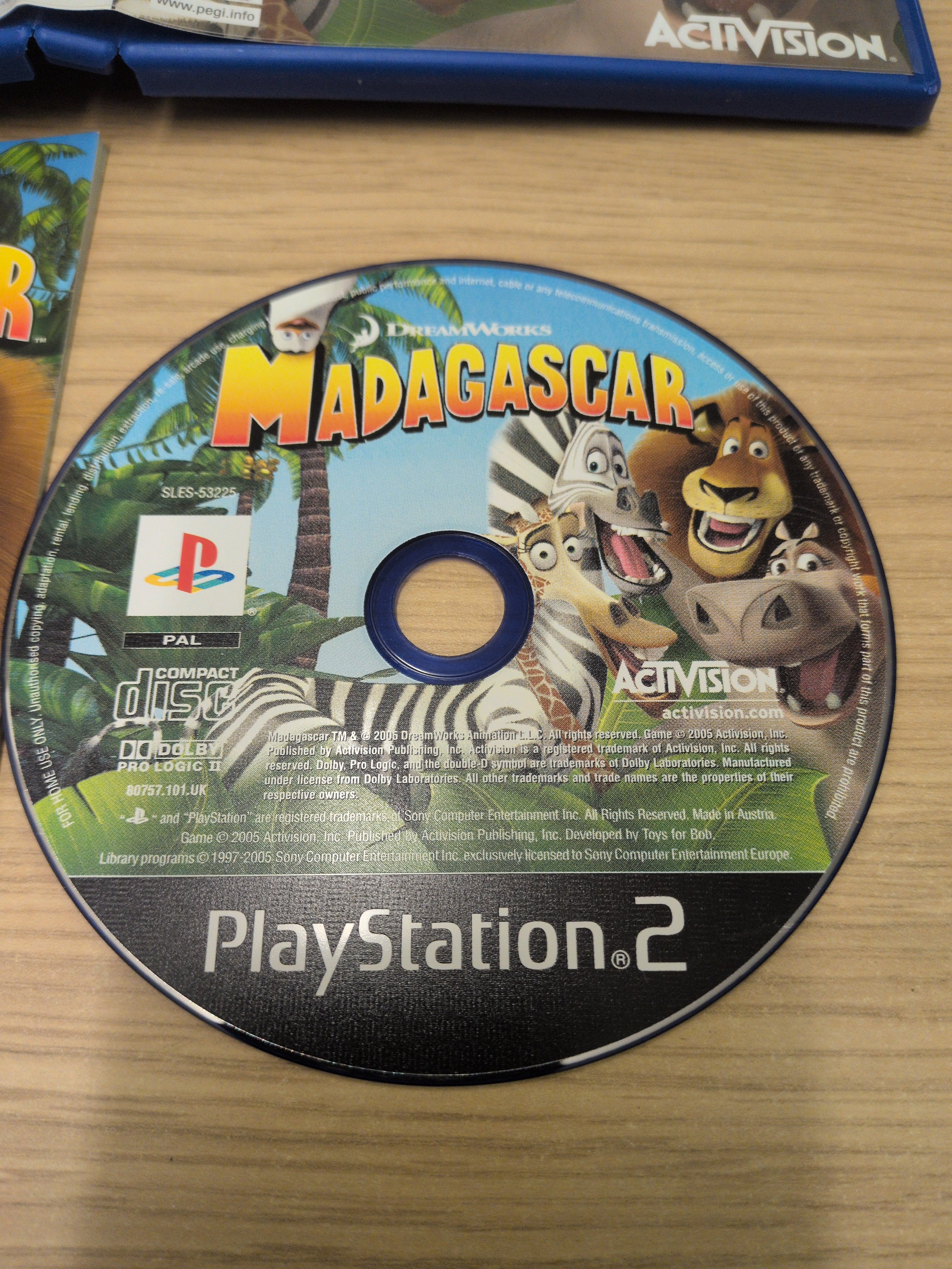 Madagascar Sony PS2 game