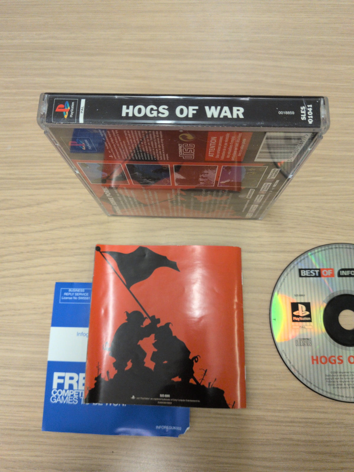 Hogs of War (Best of Infogrames) Sony PS1 game