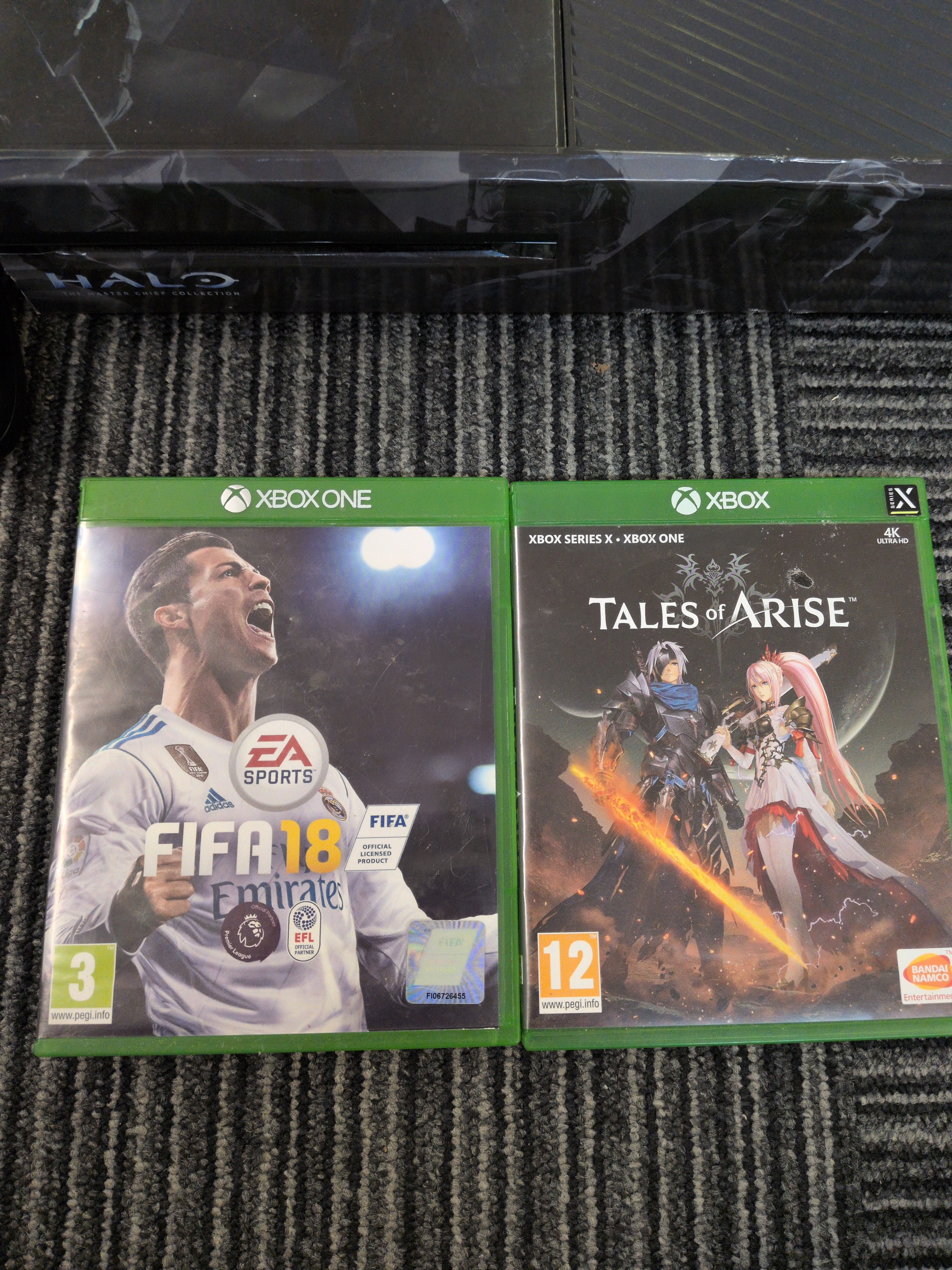 Xbox One Console Black Model 1540 & Games Bundle