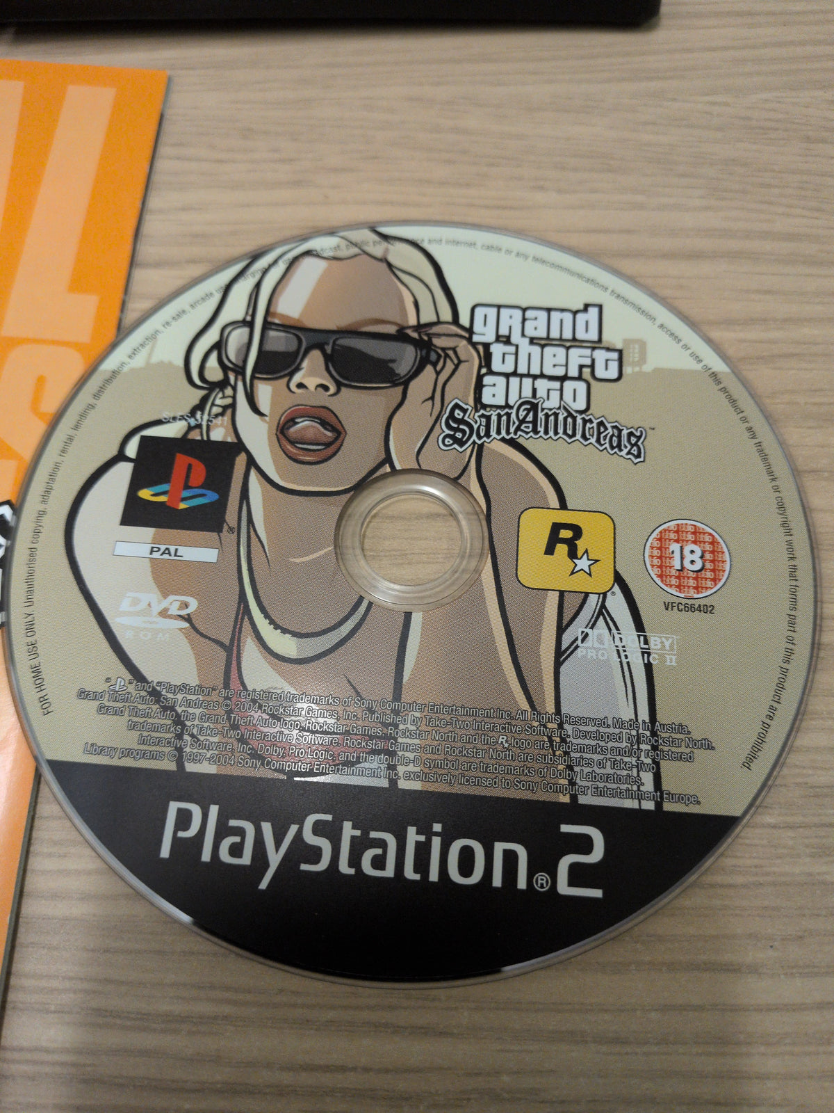 Grand Theft Auto: San Andreas Sony PS2 game