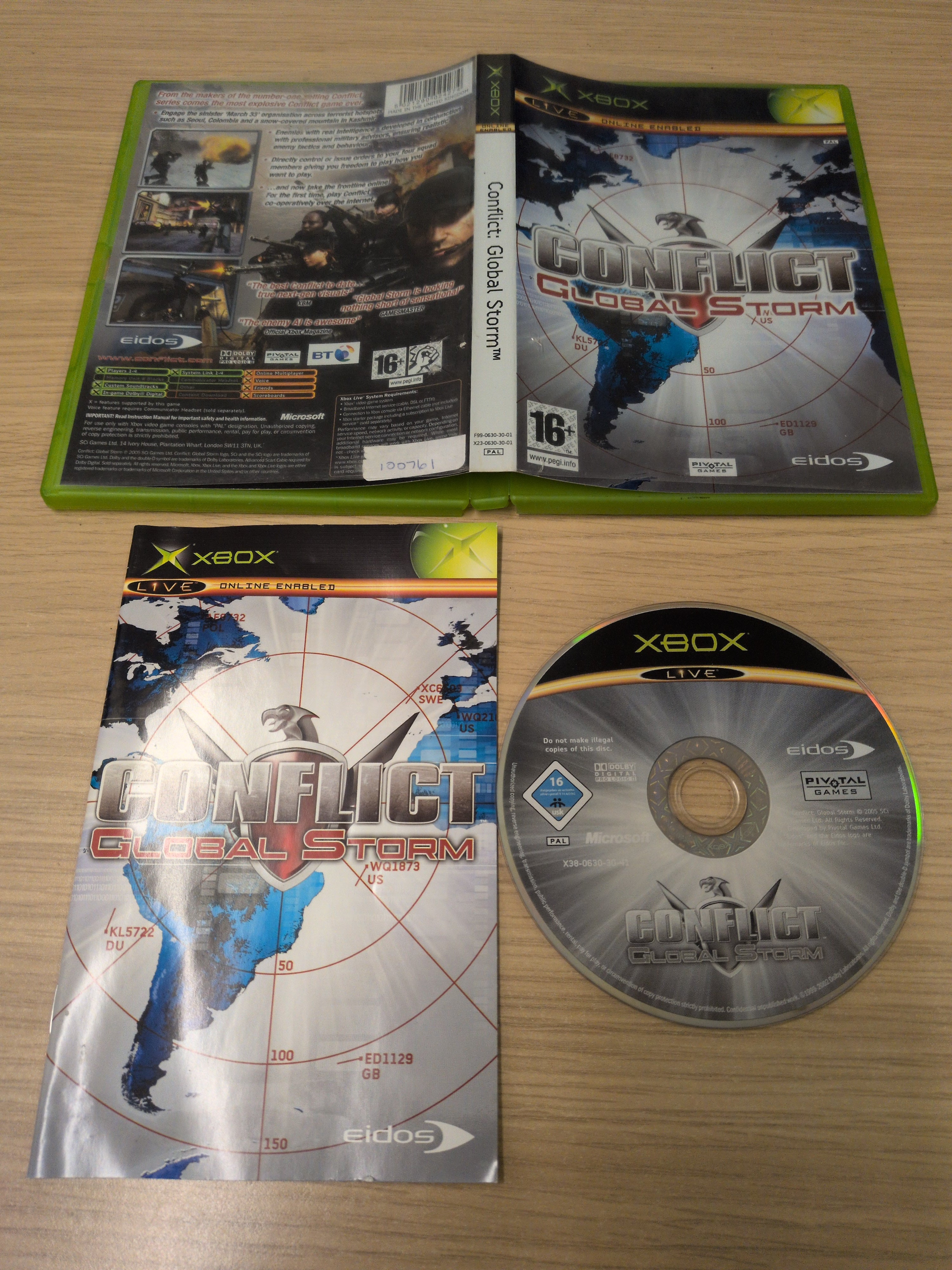 Conflict: Global Storm original Xbox game