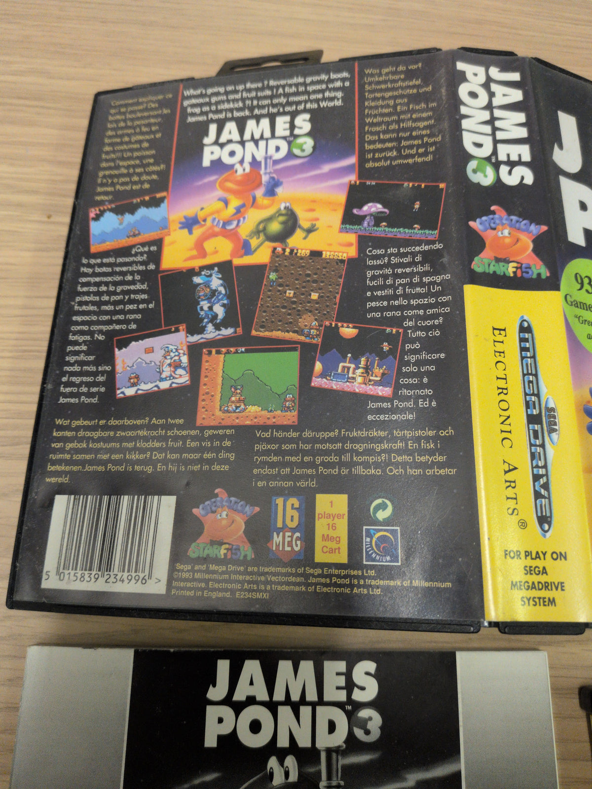 James Pond 3: Operation Starfish Sega Mega Drive game