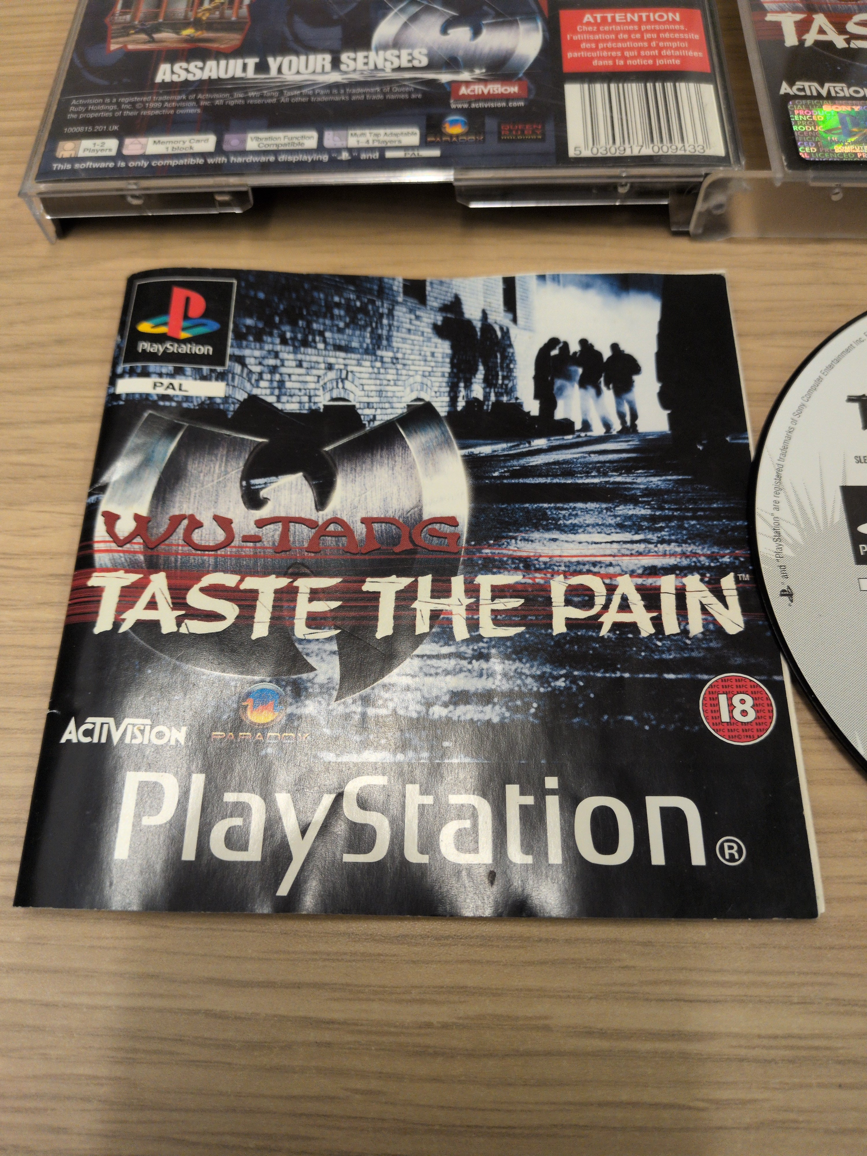 Wu Tang Taste the Pain Sony PS1 game