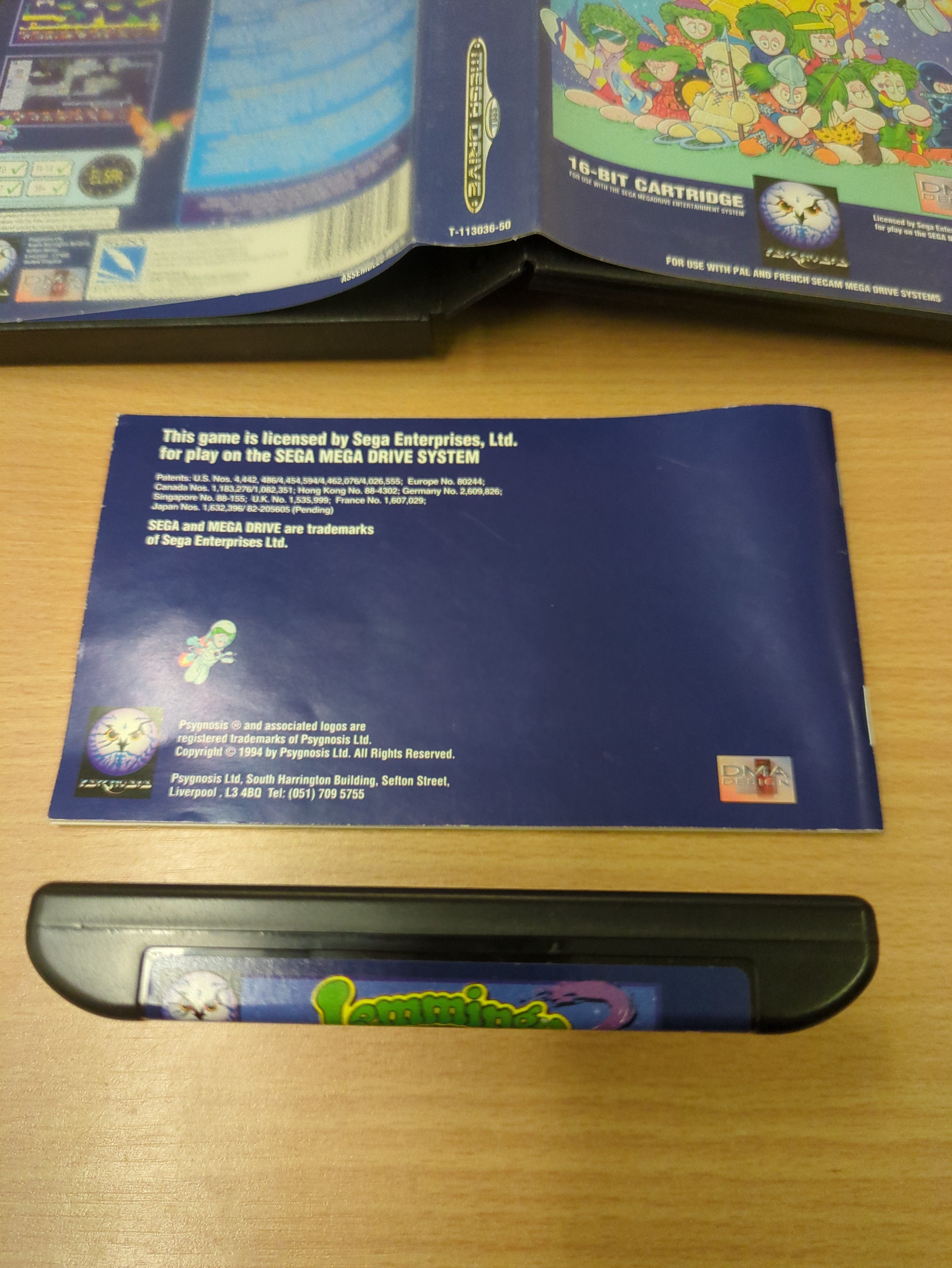 Lemmings 2: The Tribes Sega Mega Drive game