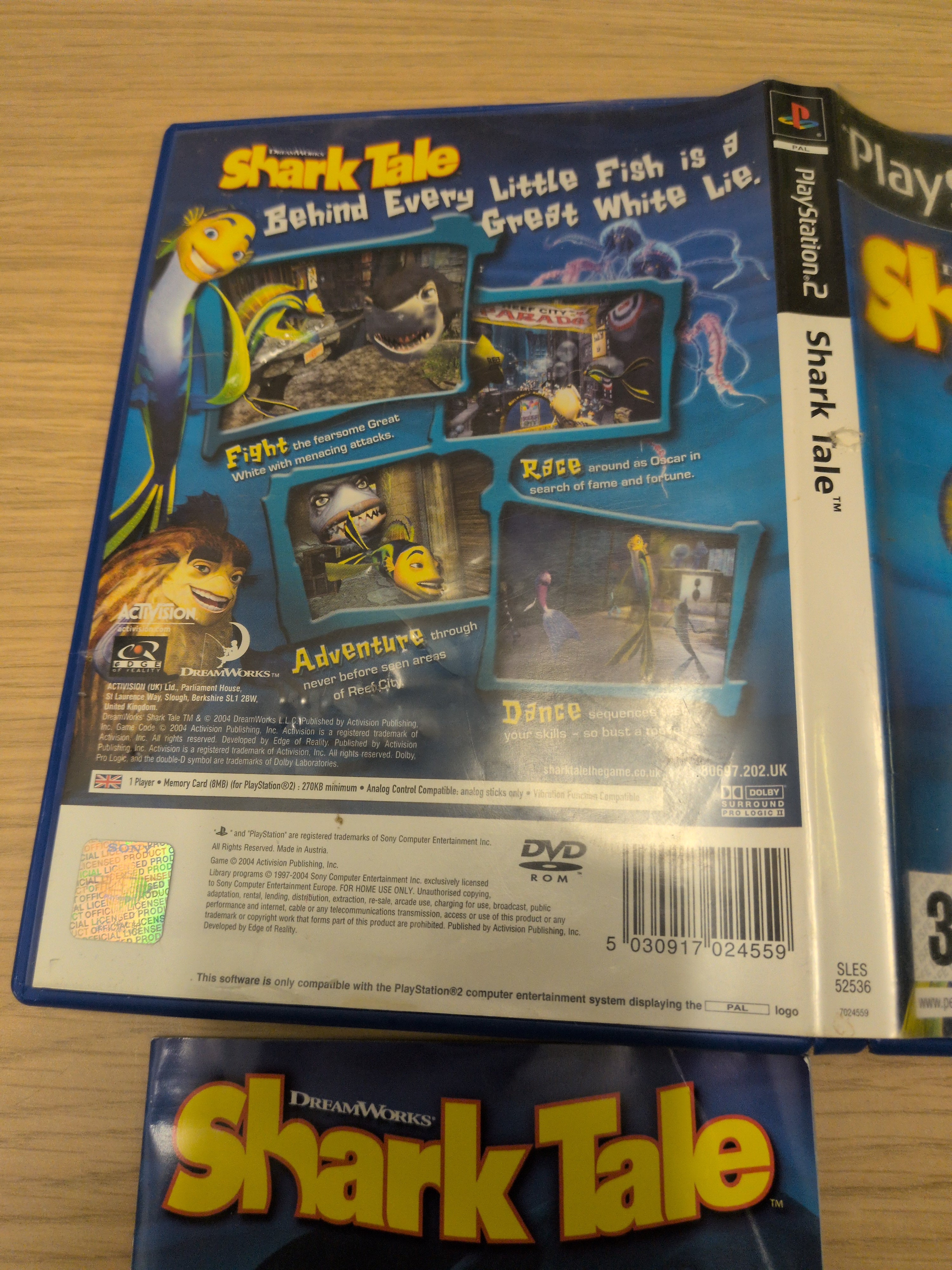 Shark Tale Sony PS2 game
