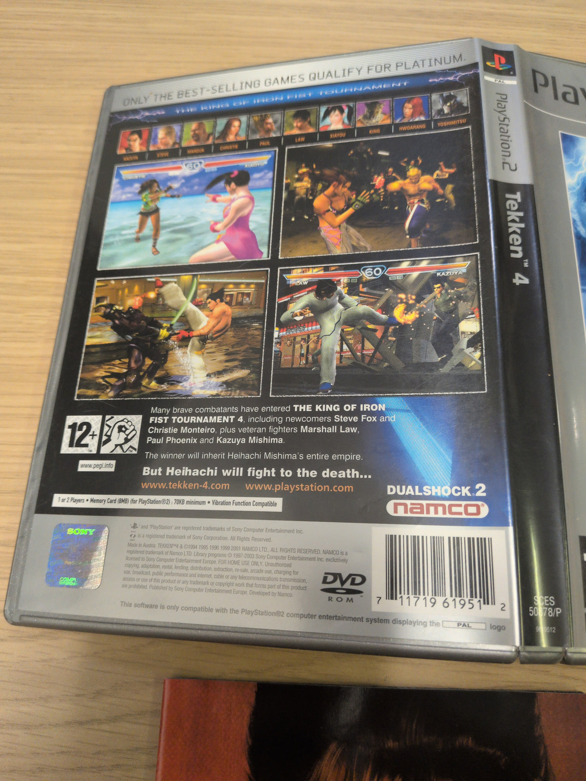 Tekken 4 Platinum Sony PS2 game
