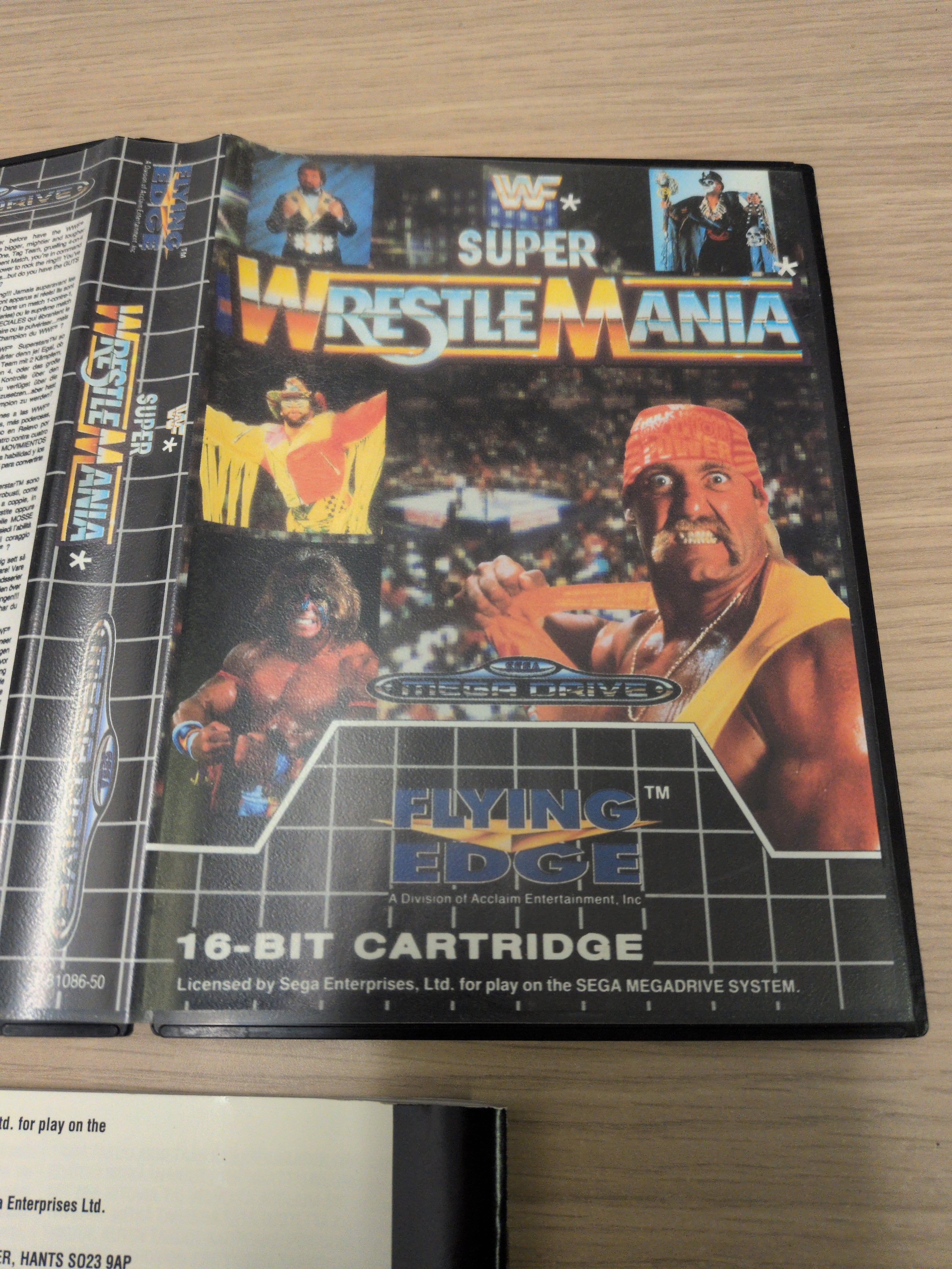 WWF Super Wrestlemania Sega Mega Drive game