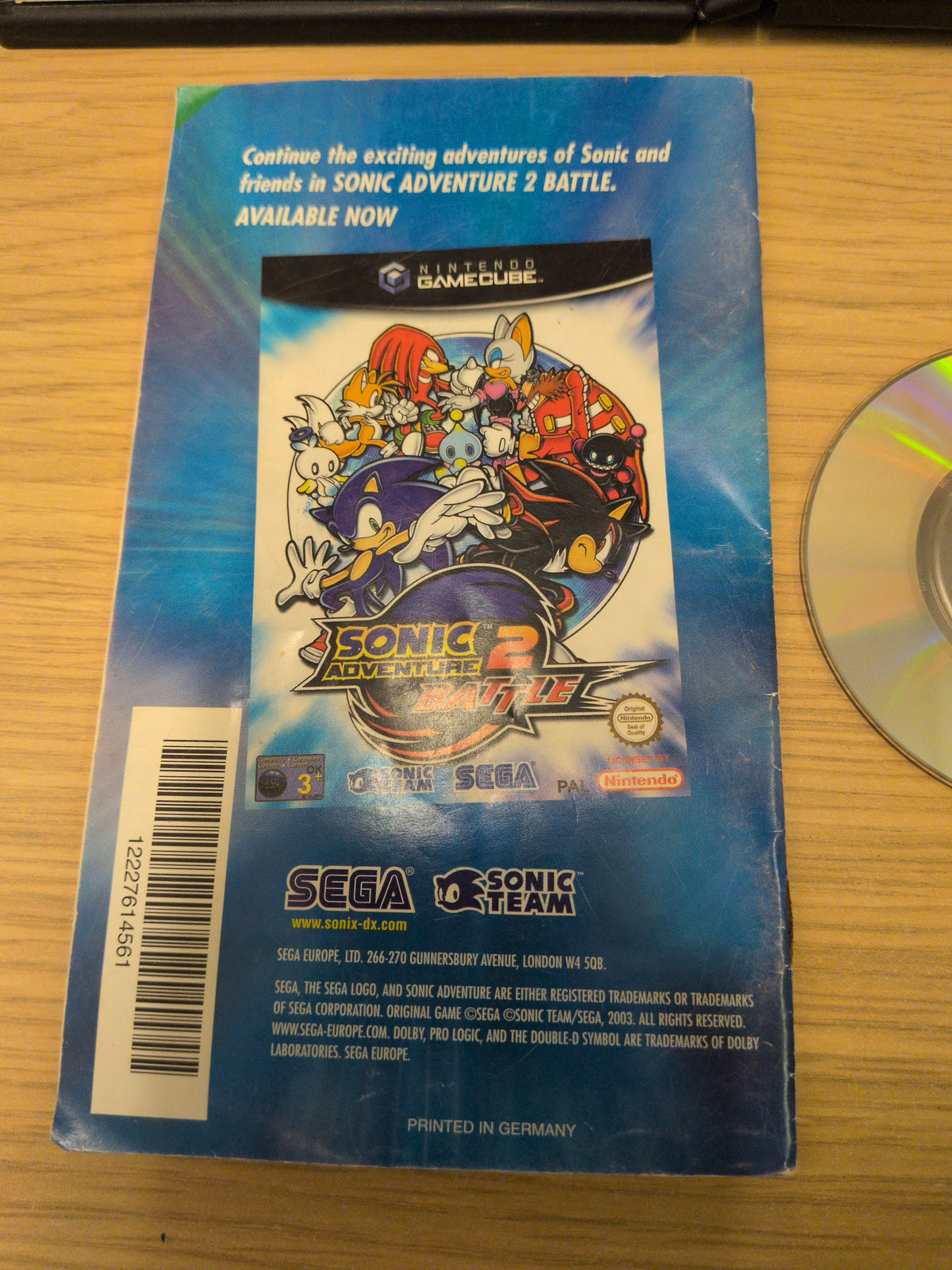 Sonic Adventure DX Director's Cut Nintendo GameCube game