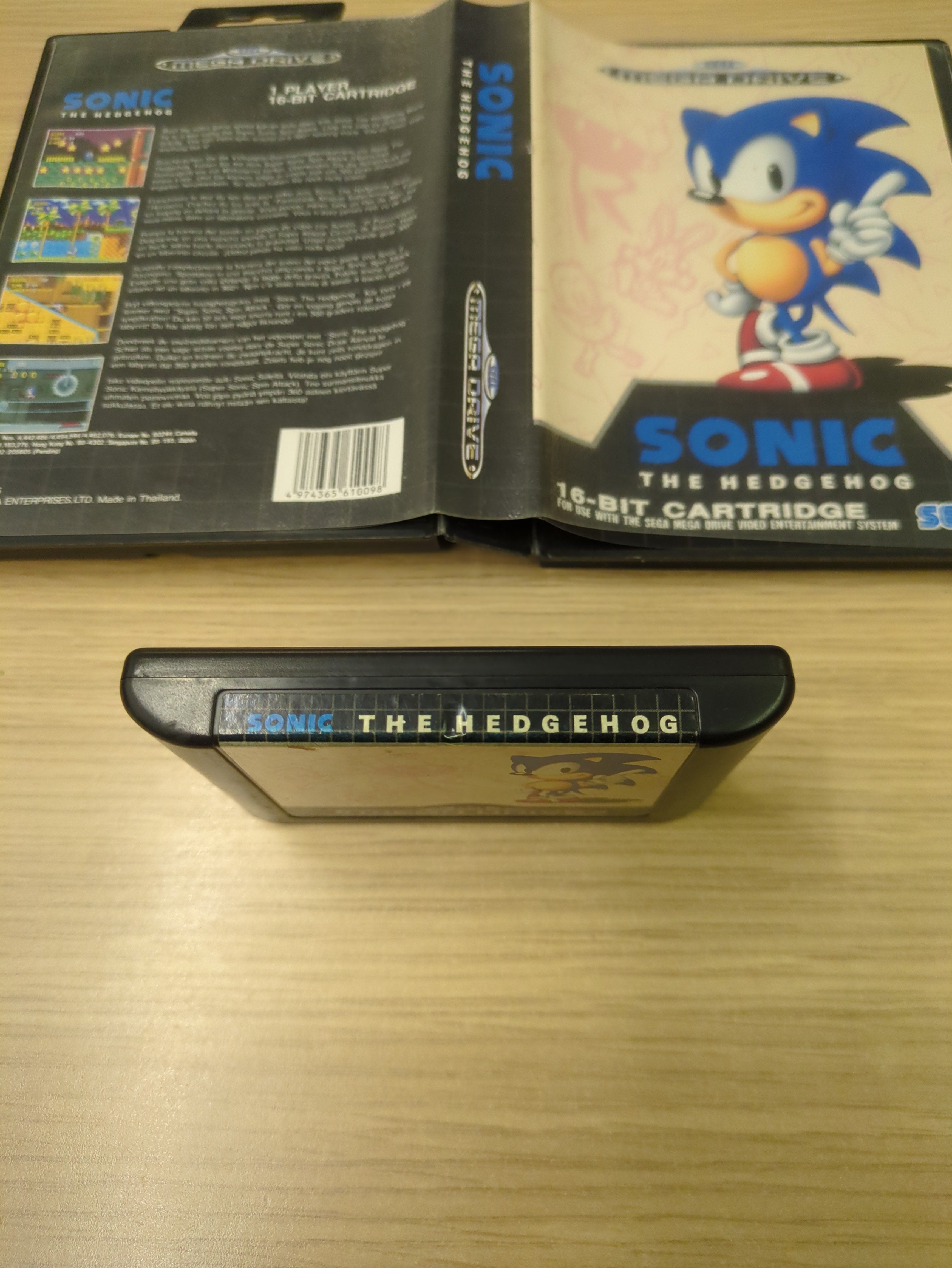 Sonic The Hedgehog Sega Mega Drive game
