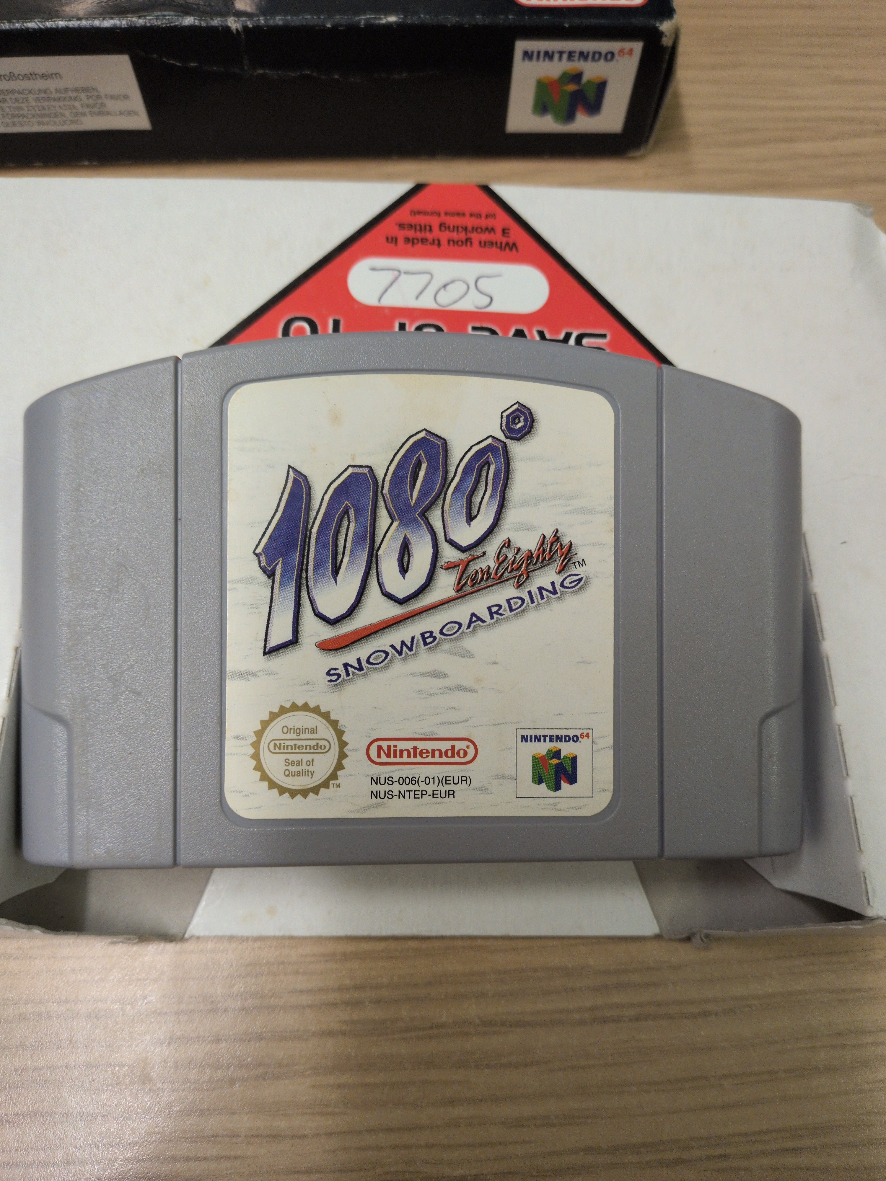 1080 Snowboarding Nintendo N64 game Boxed