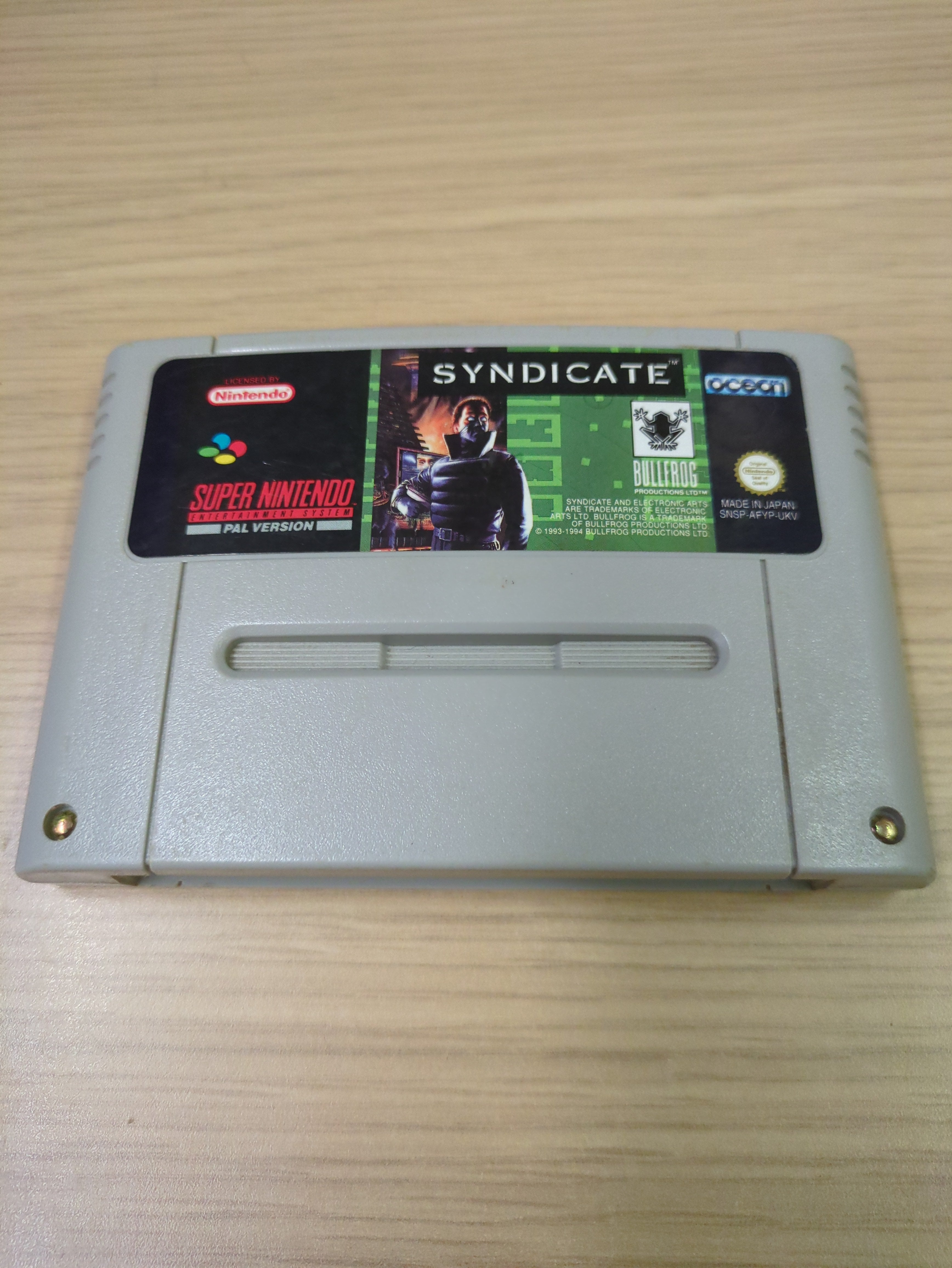 Syndicate Snes game cart only – retro game store uk - 8BitBeyond.com