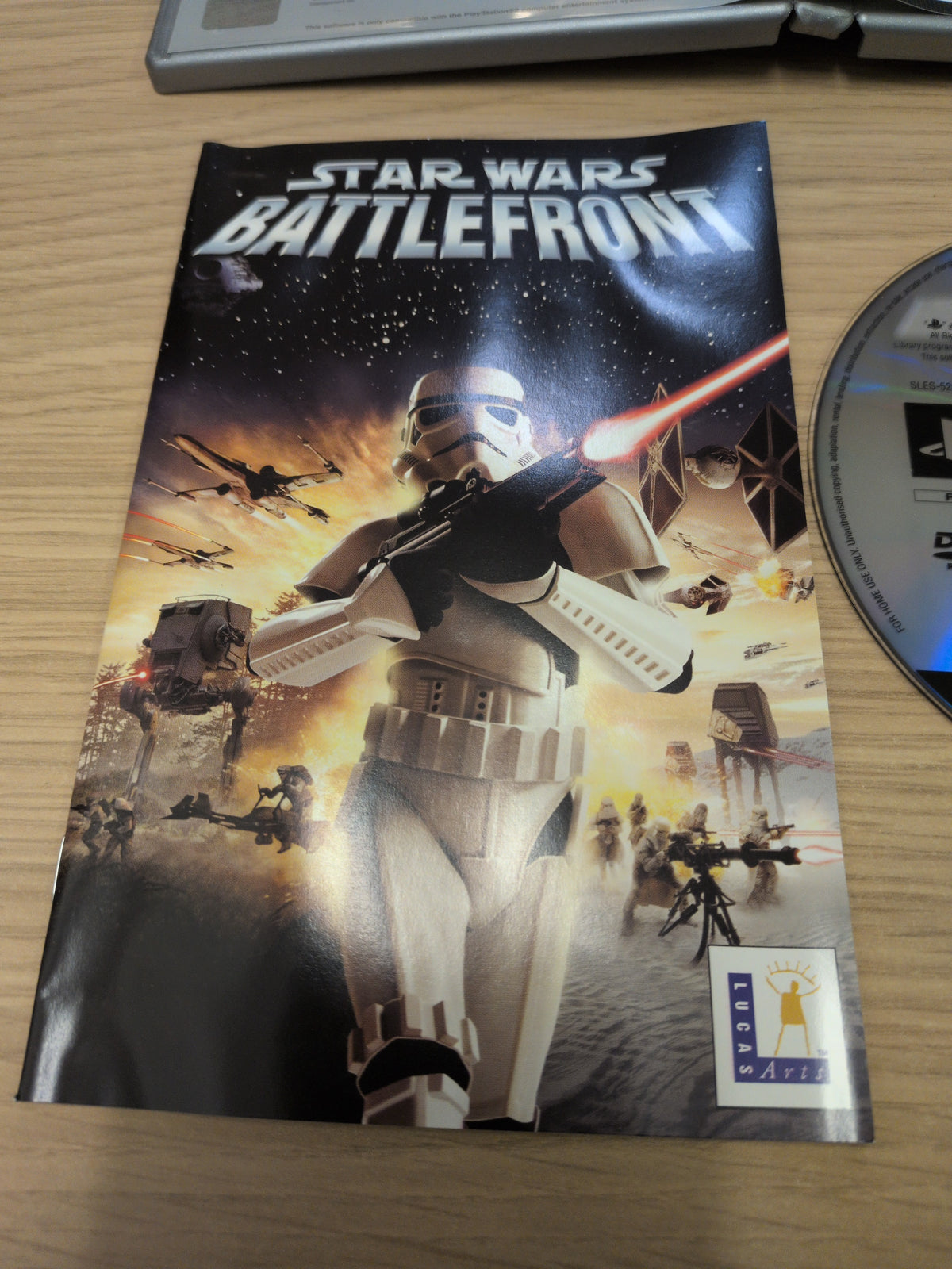 Star Wars Battlefront Platinum Sony PS2 game