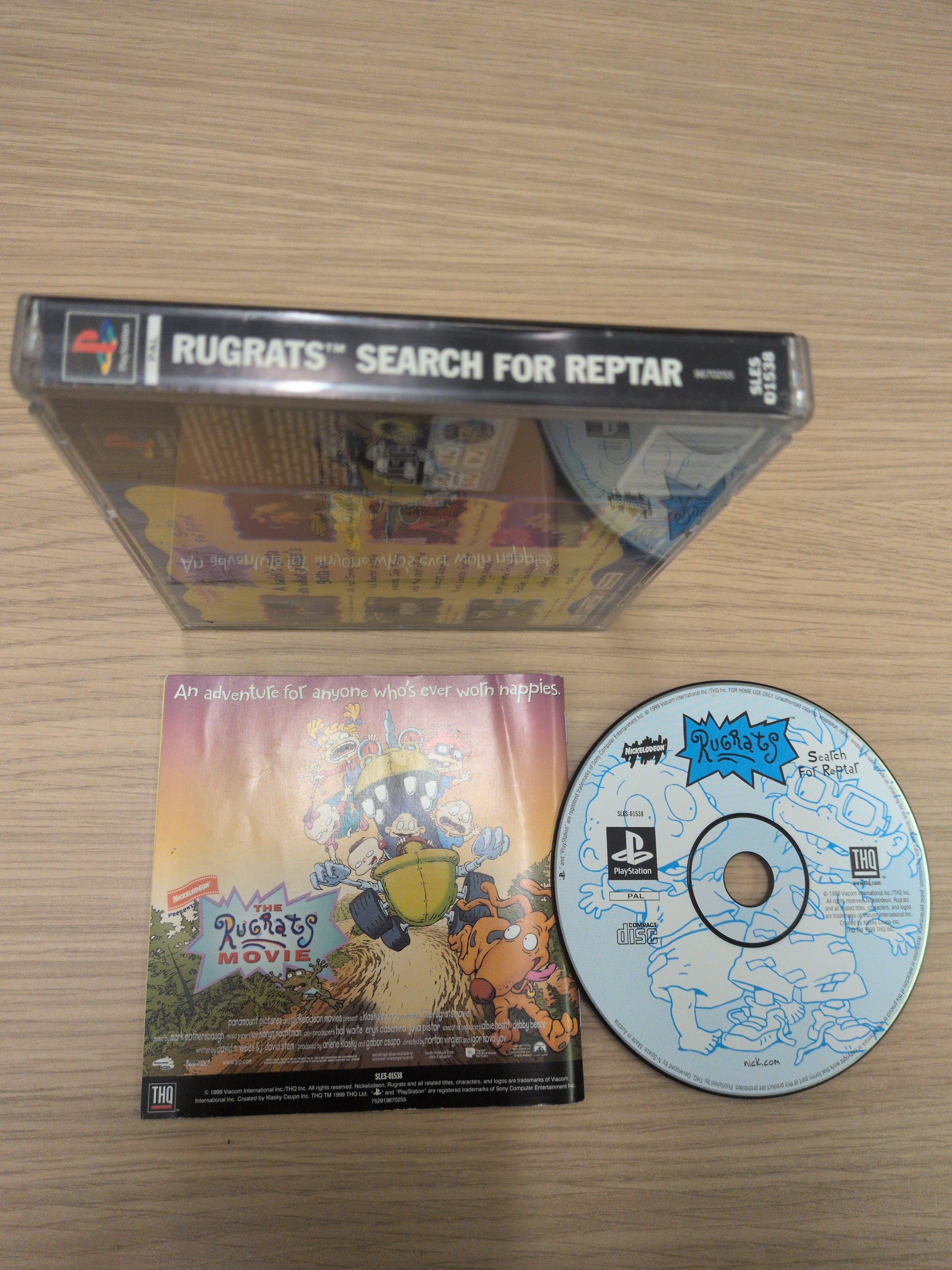 Rugrats Search for Reptar Sony PS1 game