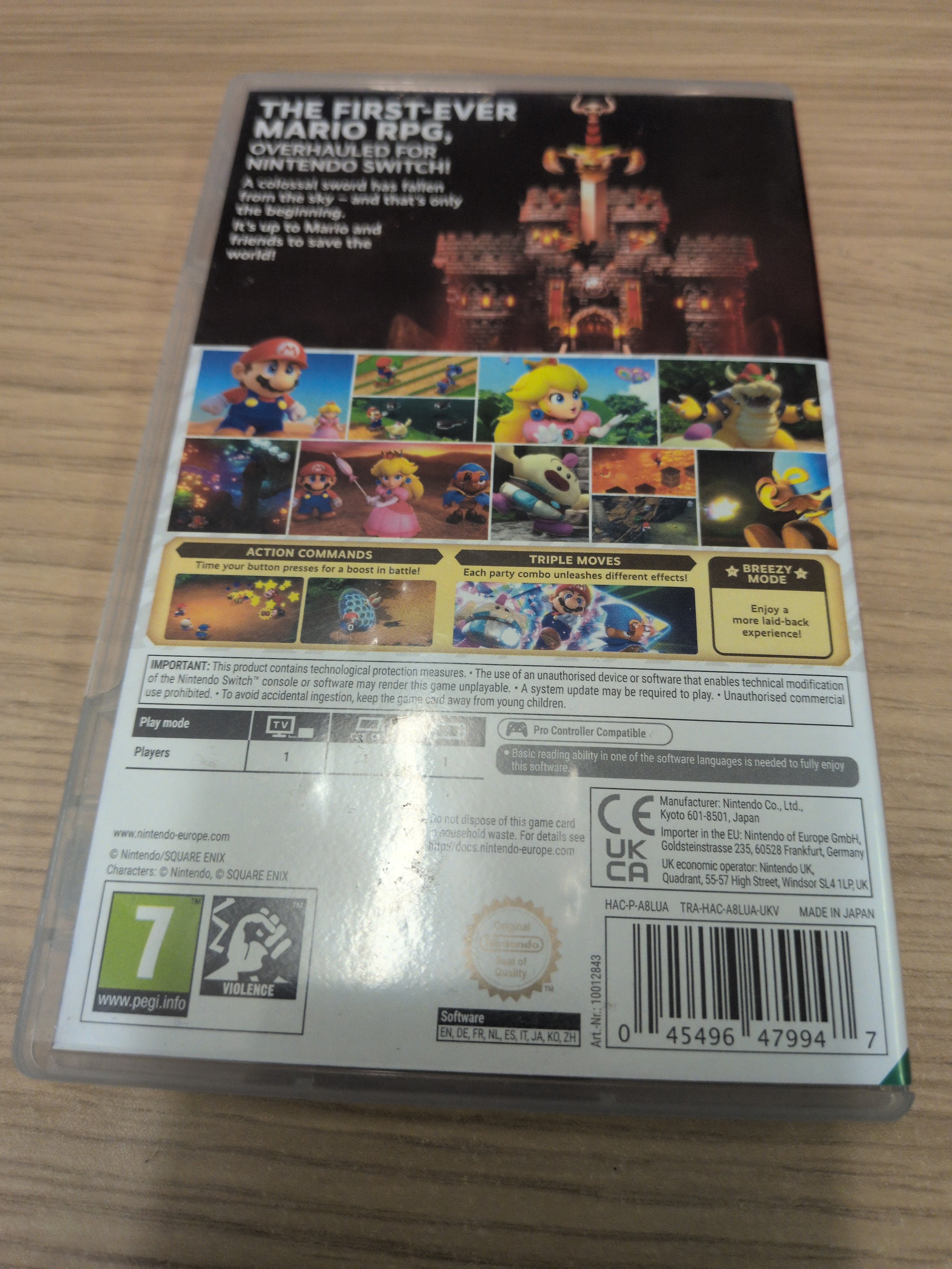 Super Mario RPG Nintendo Switch game