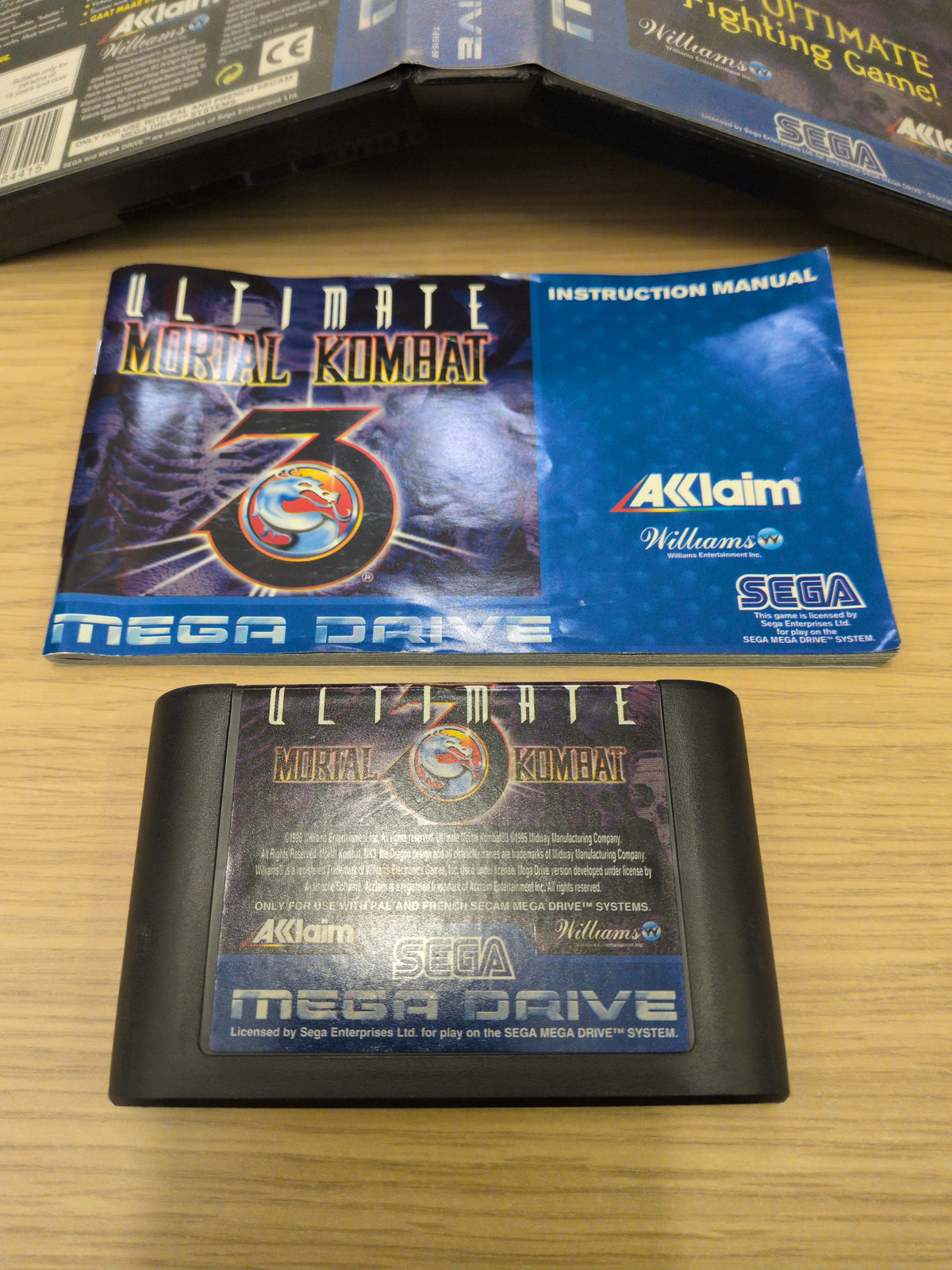 Ultimate Mortal Kombat 3 Sega Mega Drive game