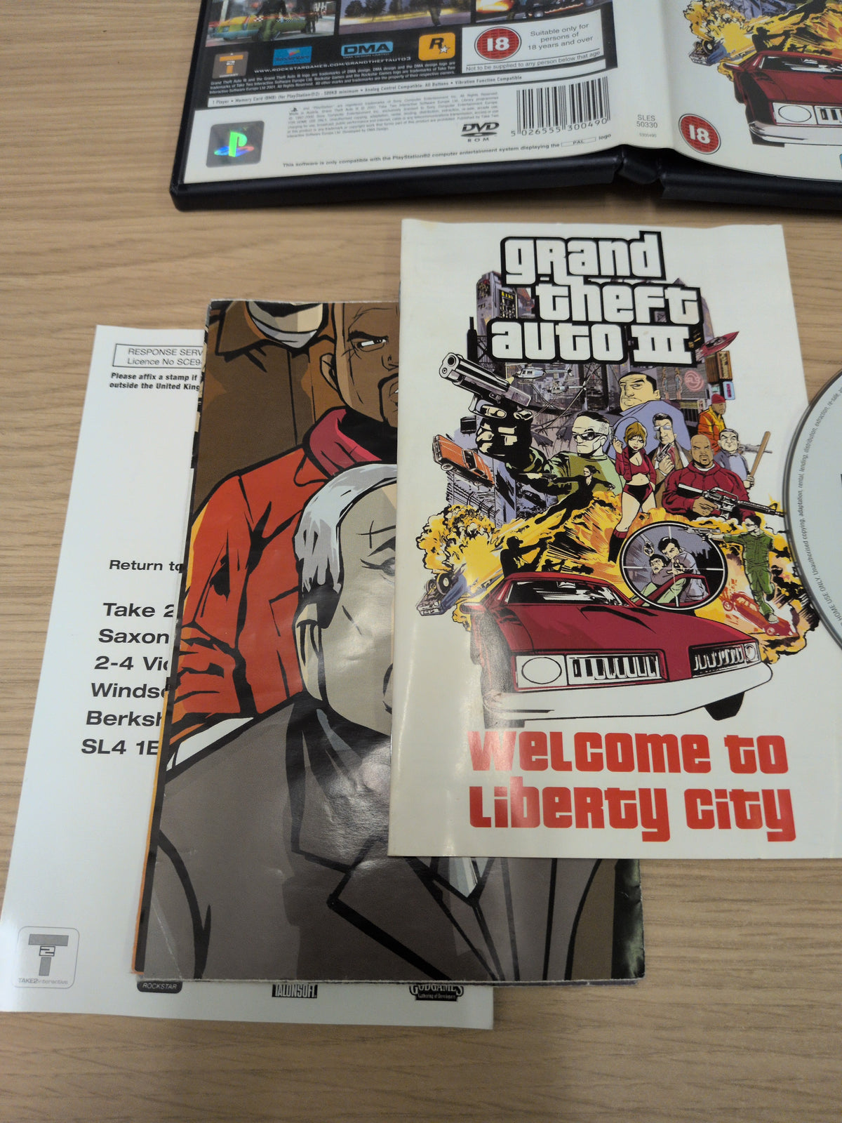 Grand Theft Auto III Sony PS2 game