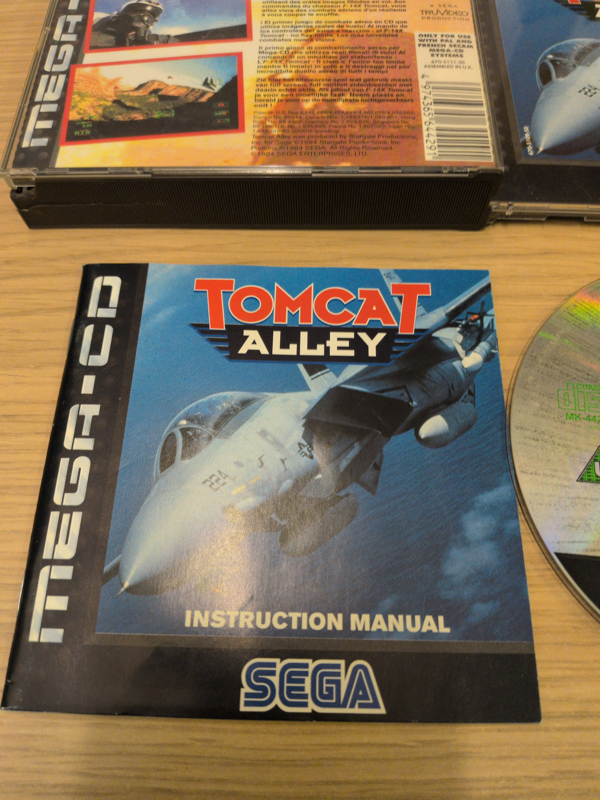 Tomcat Alley Sega Mega-CD game