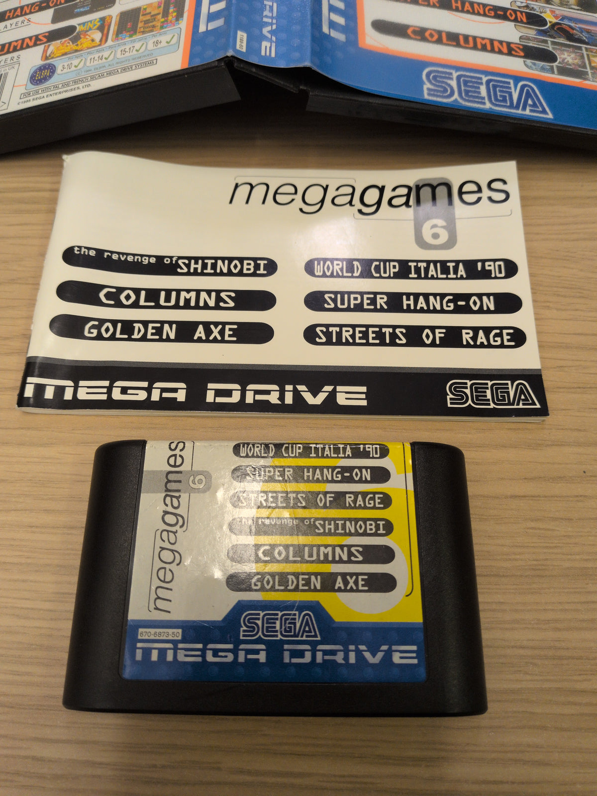 Mega Games 6 Sega Mega Drive game