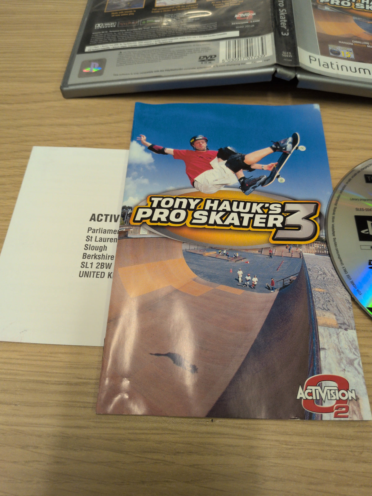 Tony Hawk's Pro Skater 3 Platinum Sony PS2 game