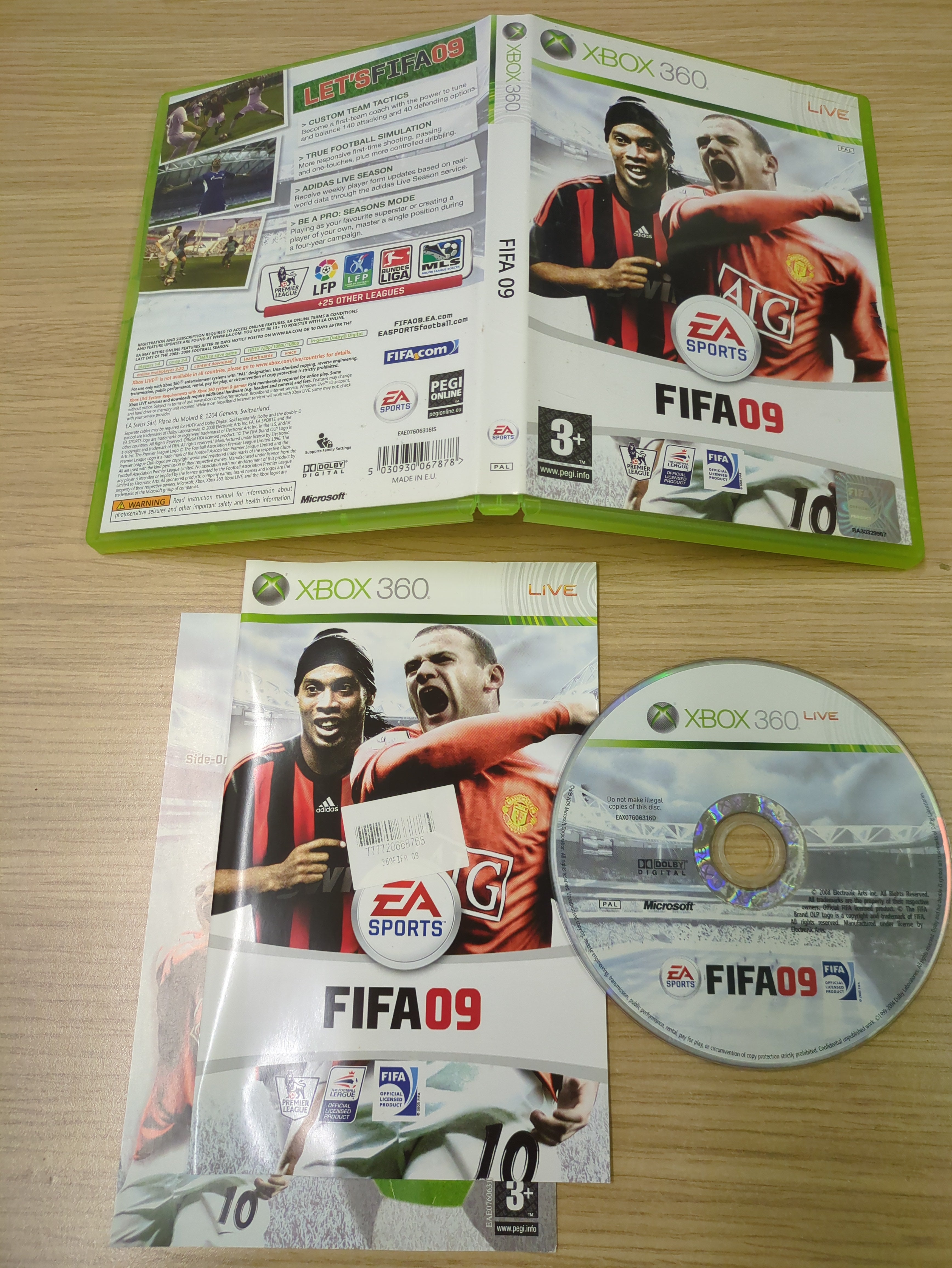 FIFA 09 Xbox 360 game