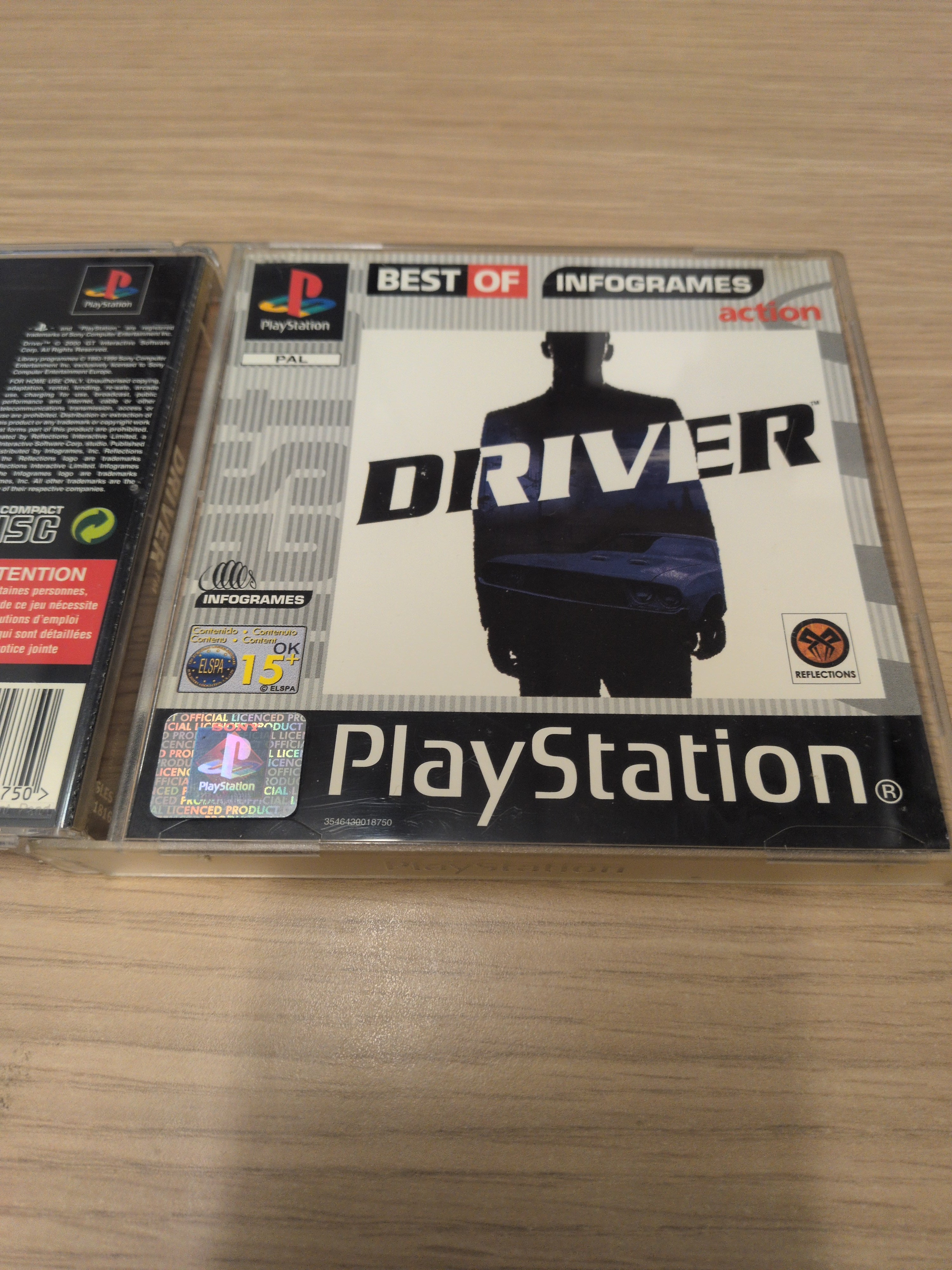 Driver (Best of Infogrames) Sony PS1 game