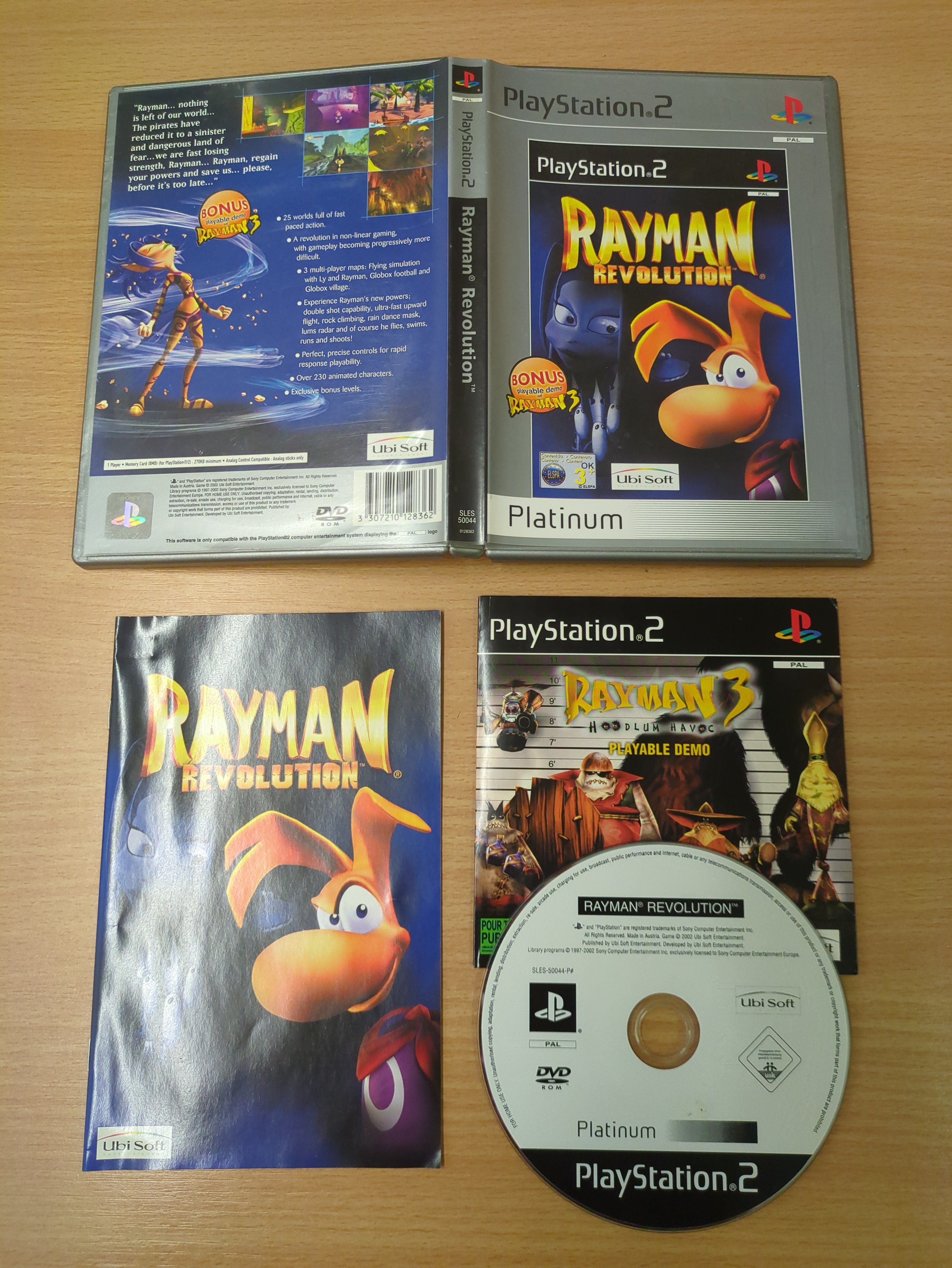 Rayman Revolution Platinum Sony PS2 game