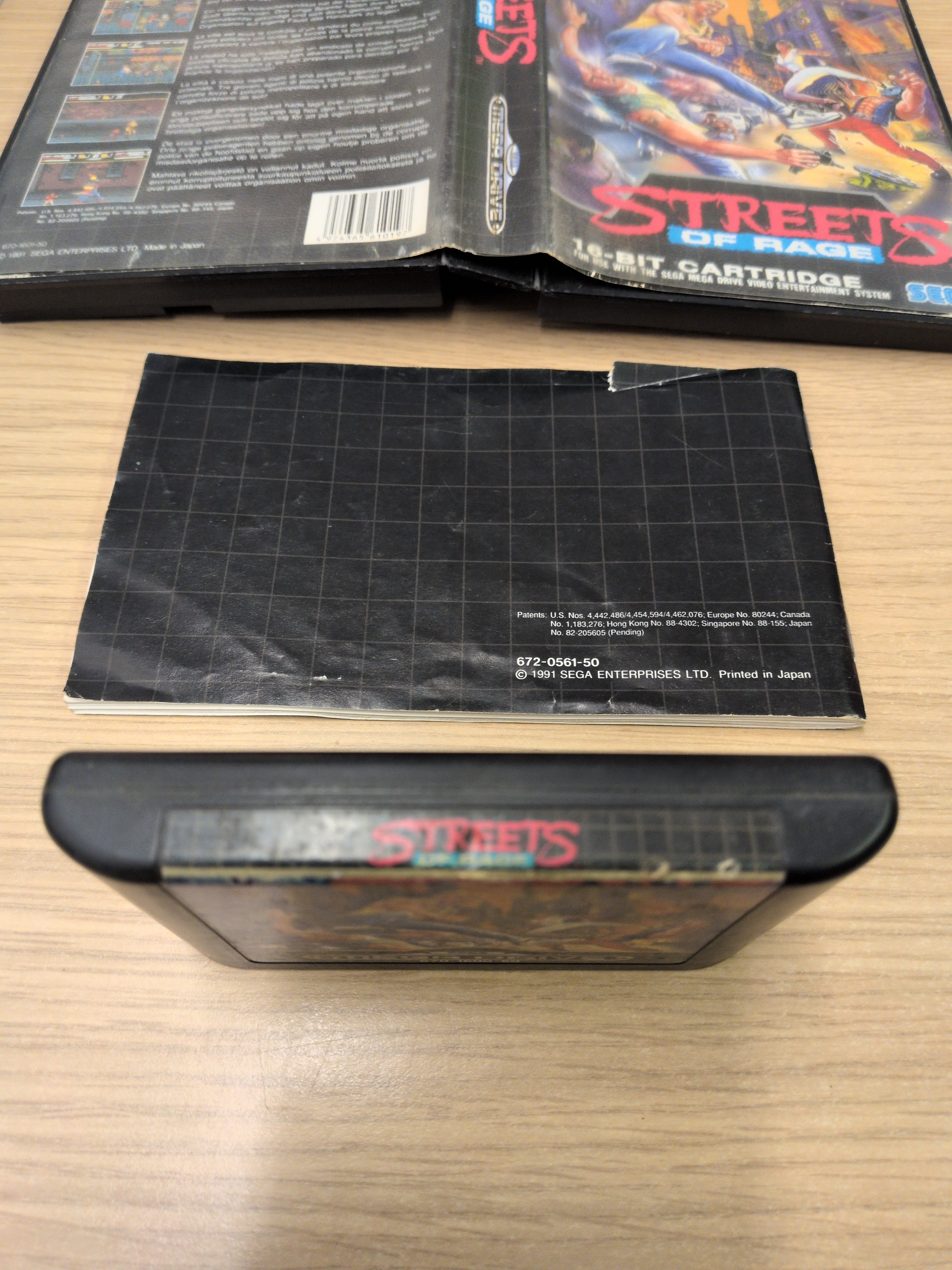 Streets of Rage Sega Mega Drive game