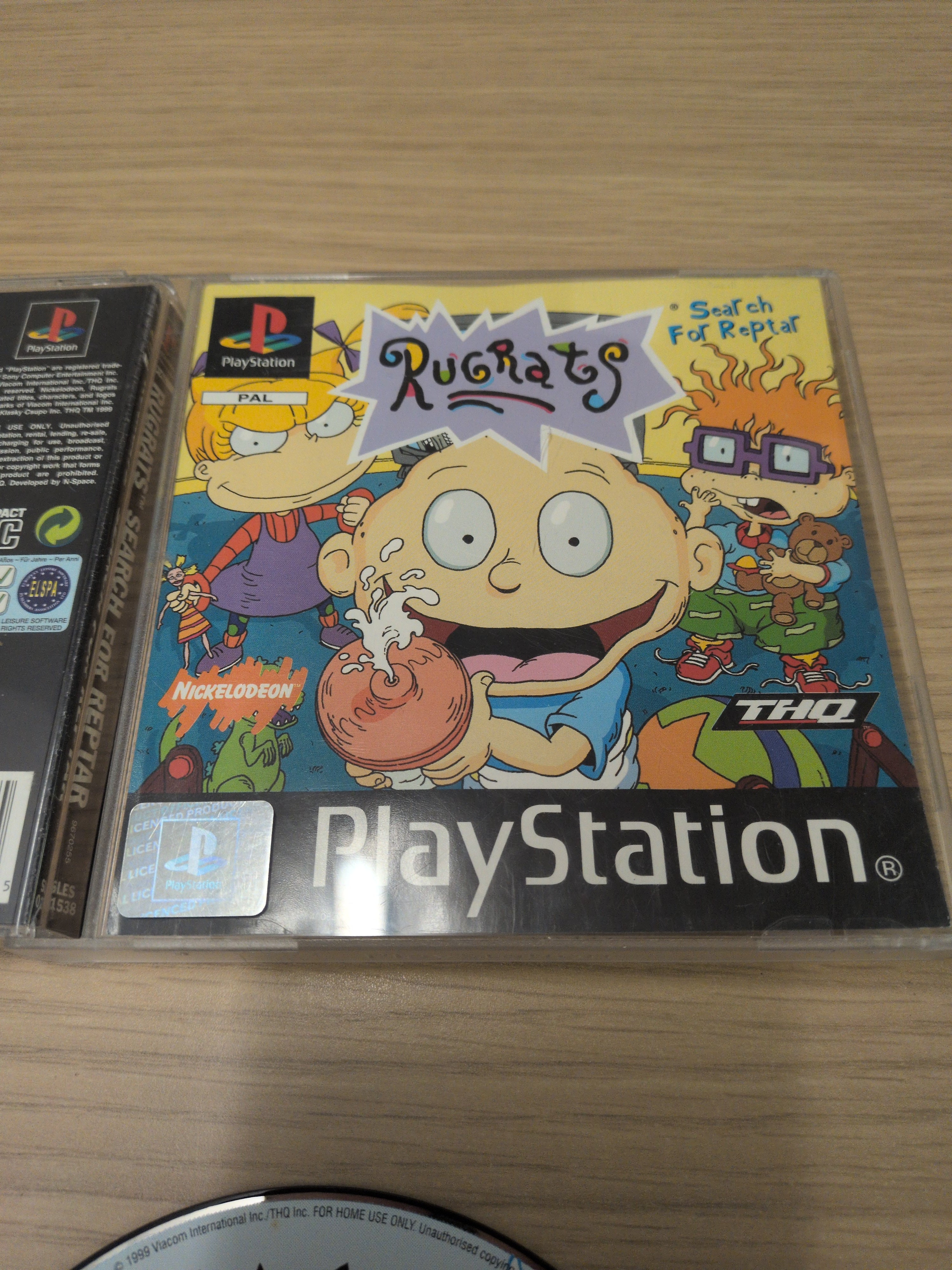 Rugrats Search for Reptar Sony PS1 game