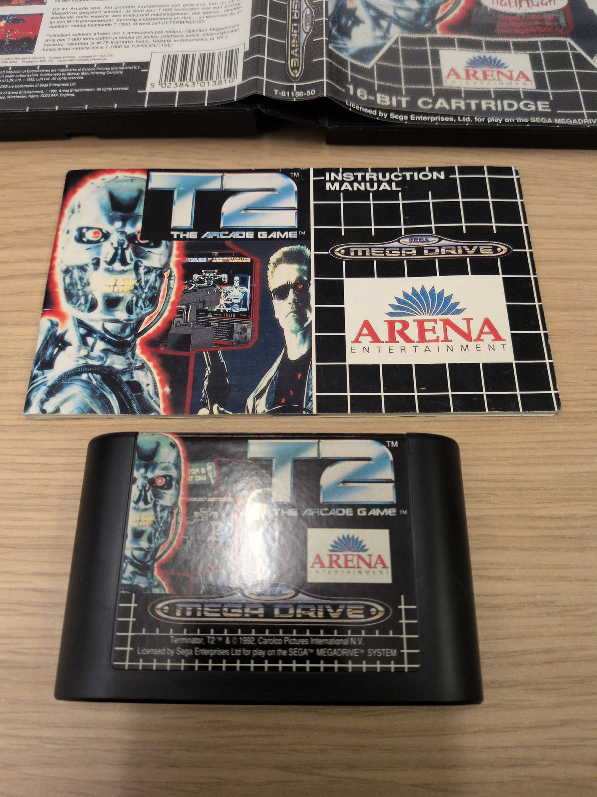 T2: Terminator 2 The Arcade Game Sega Mega Drive game