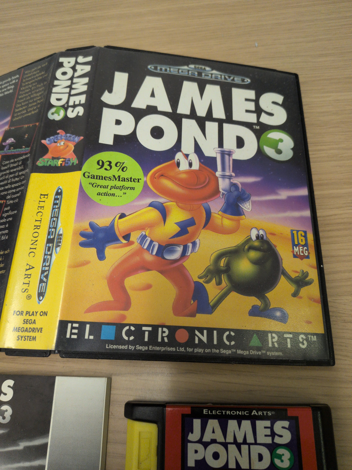 James Pond 3: Operation Starfish Sega Mega Drive game