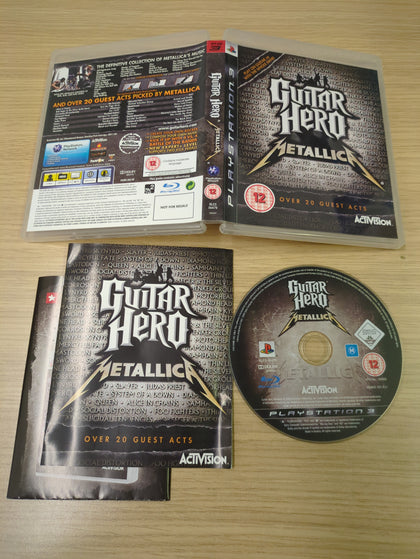 Guitar Hero Metallica Sony PS3 game