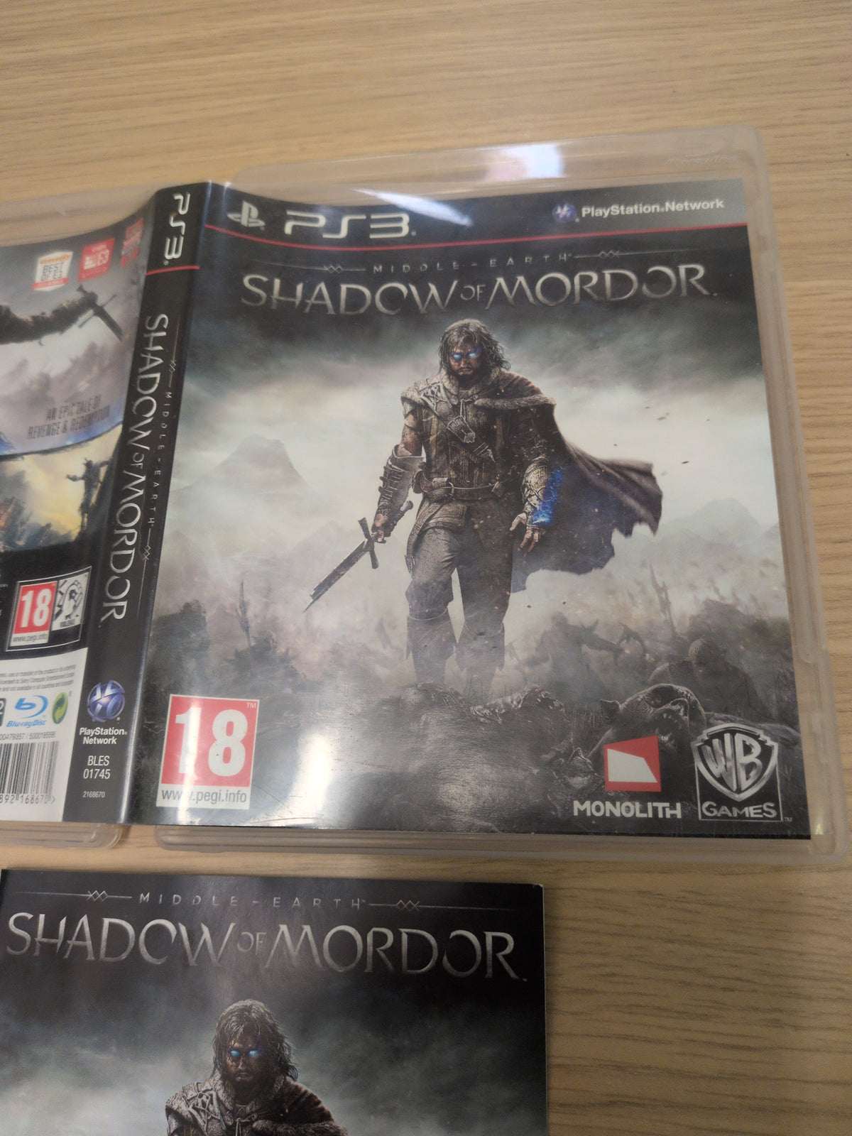 Middle Earth: Shadow of Mordor Sony PS3 game
