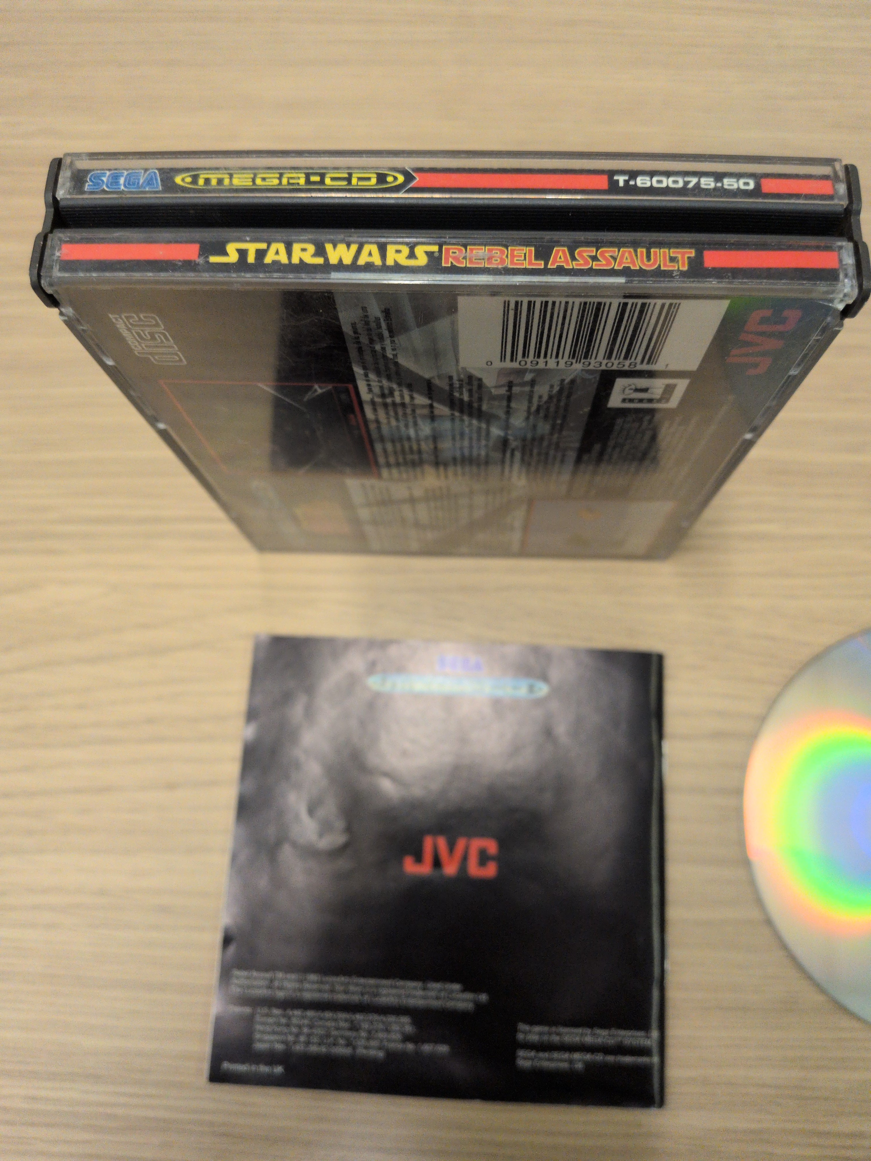 Star Wars: Rebel Assault Sega Mega-CD game