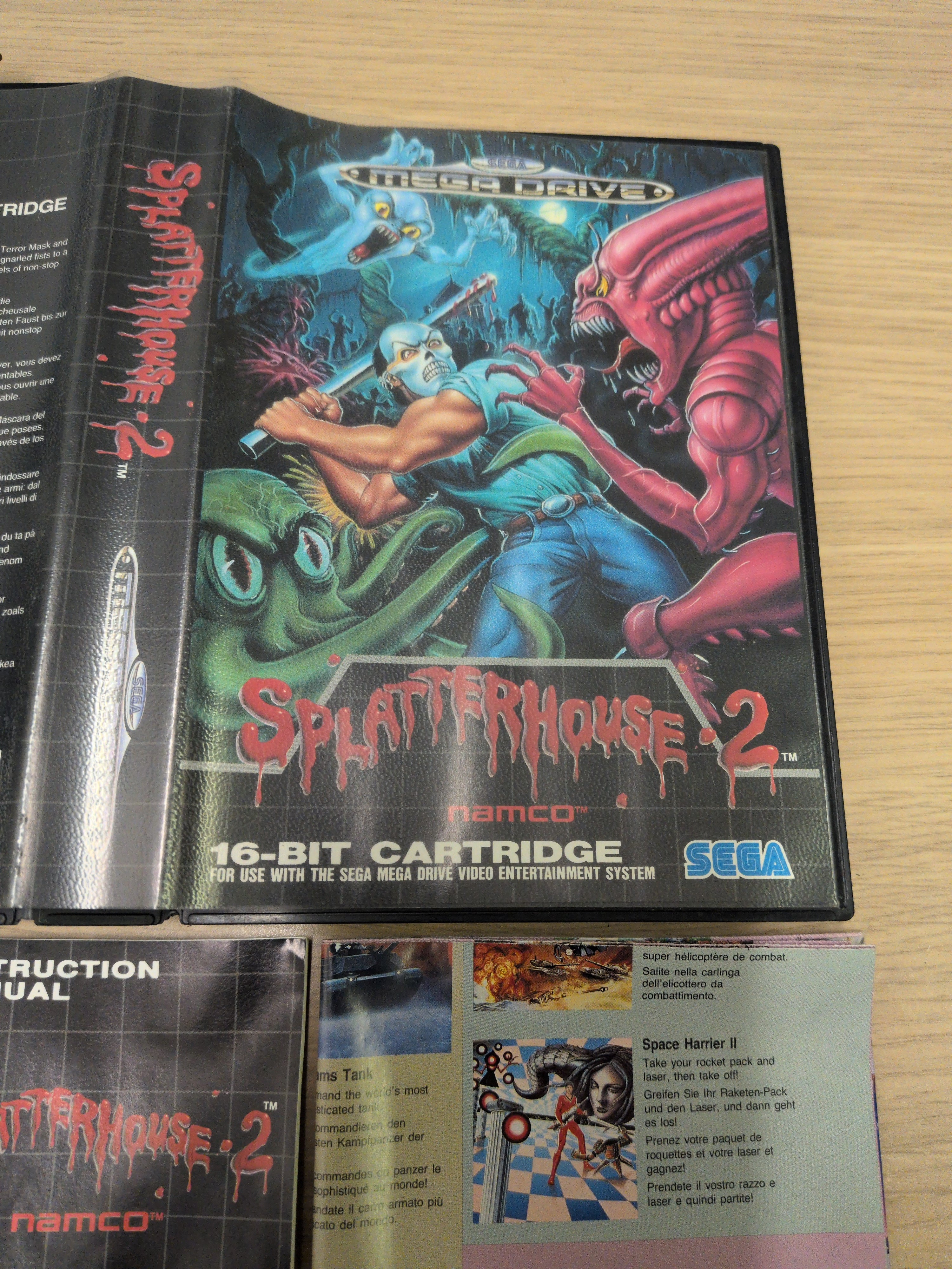 Splatterhouse 2 Sega Mega Drive game