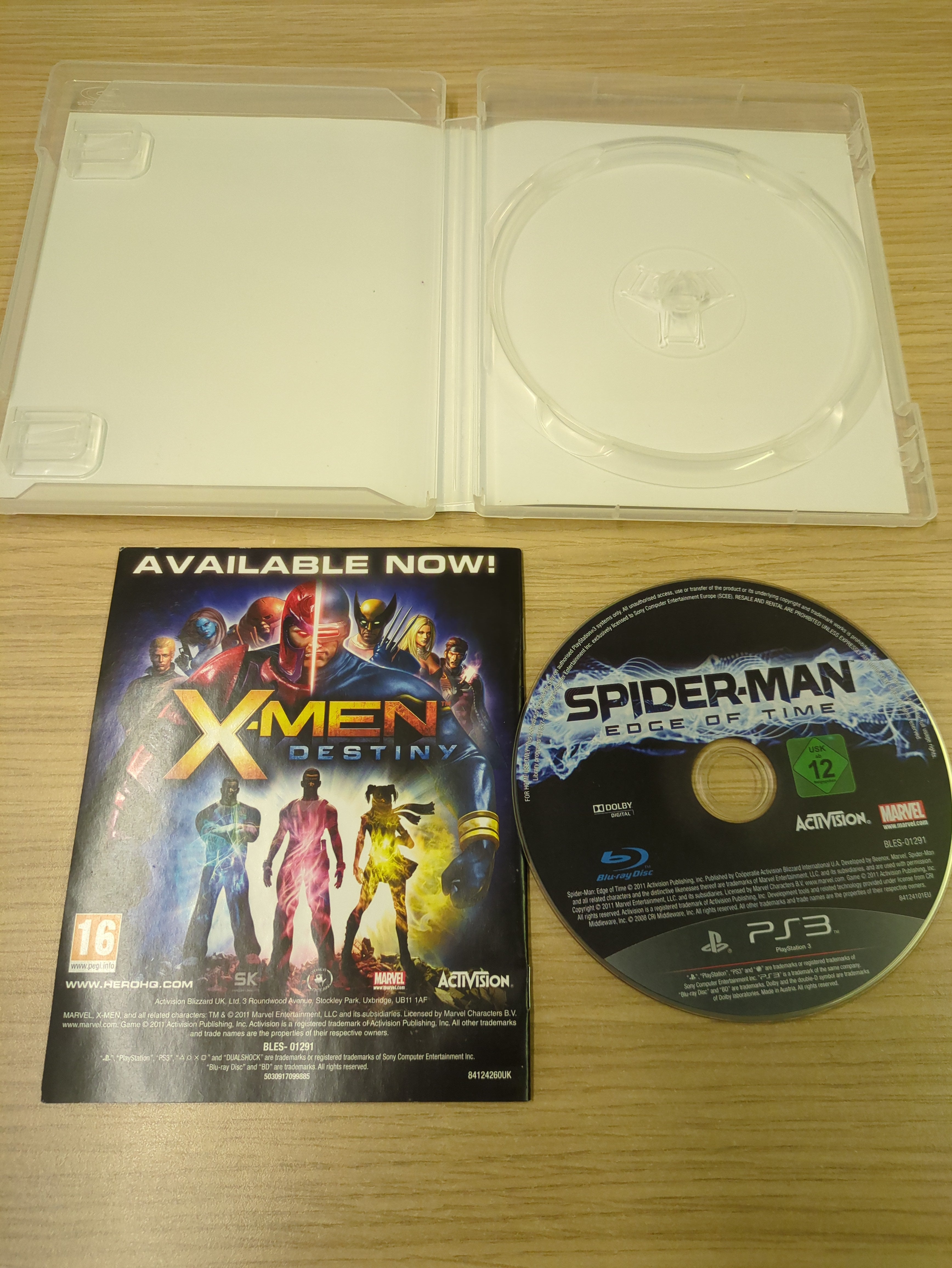 Spider-Man Edge of Time Sony PS3 game