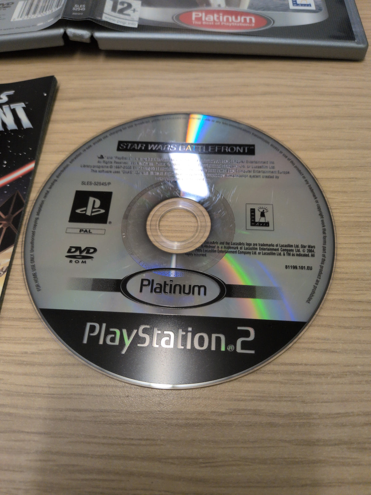Star Wars Battlefront Platinum Sony PS2 game