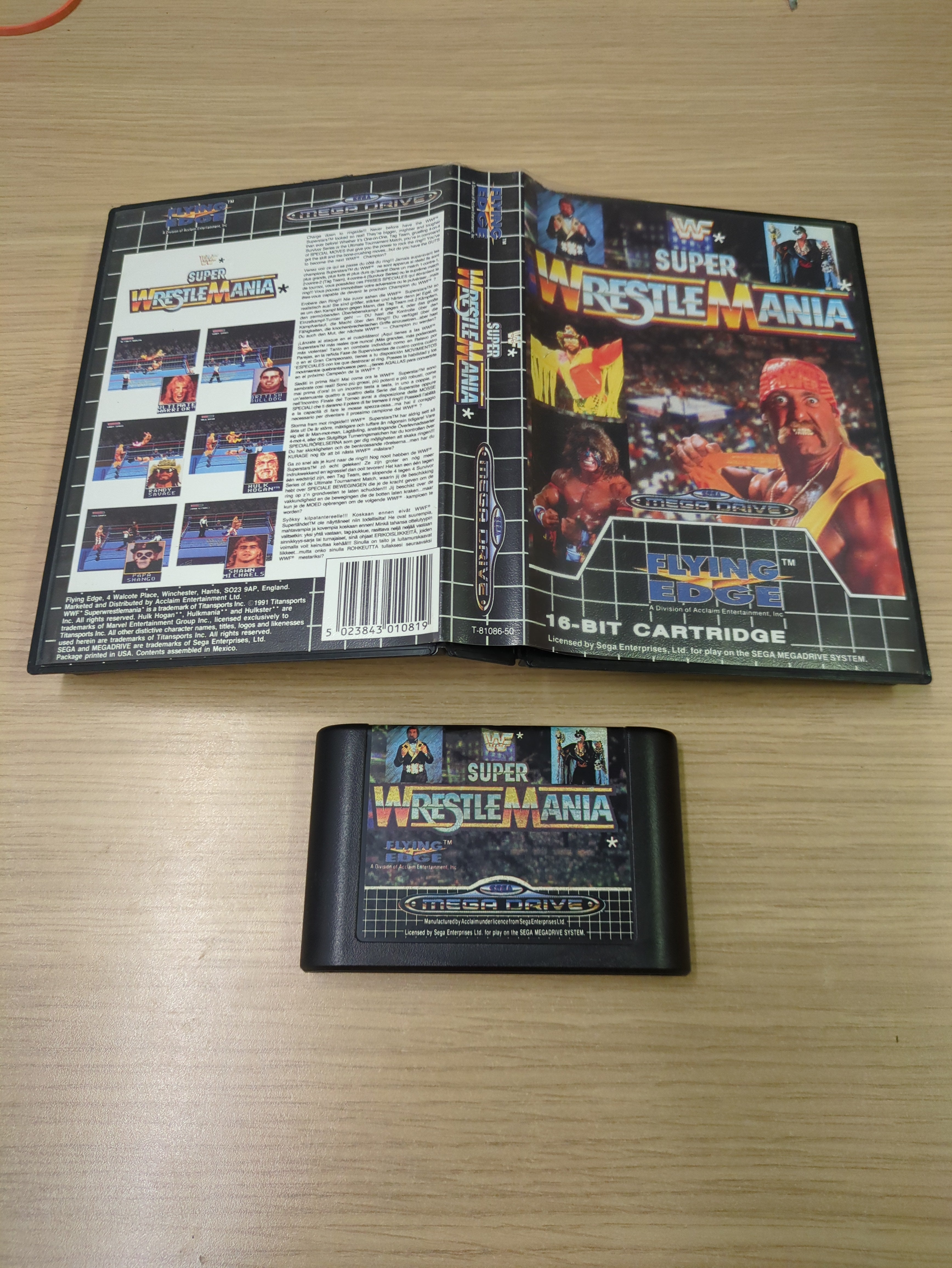 WWF Super Wrestlemania Sega Mega Drive game