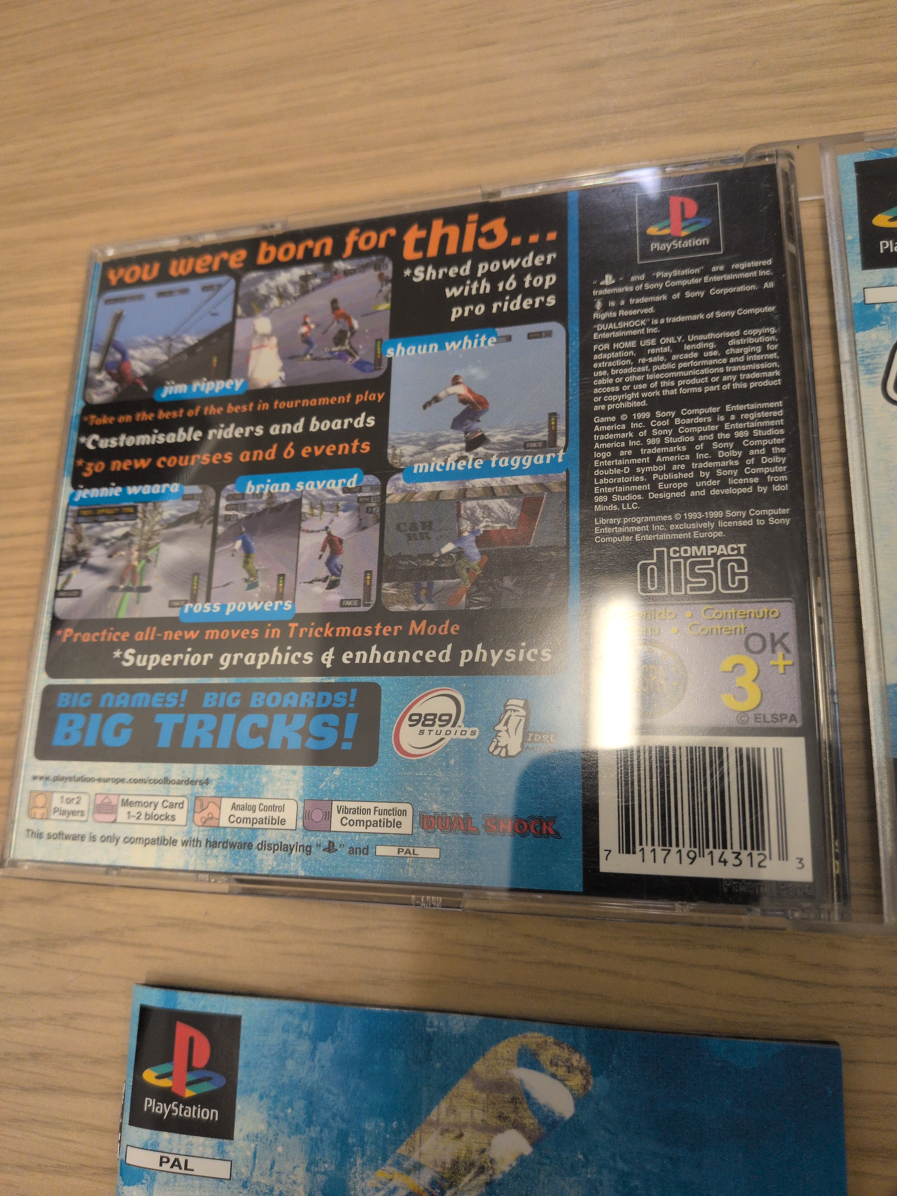 Cool Boarders 4 Sony PS1 game