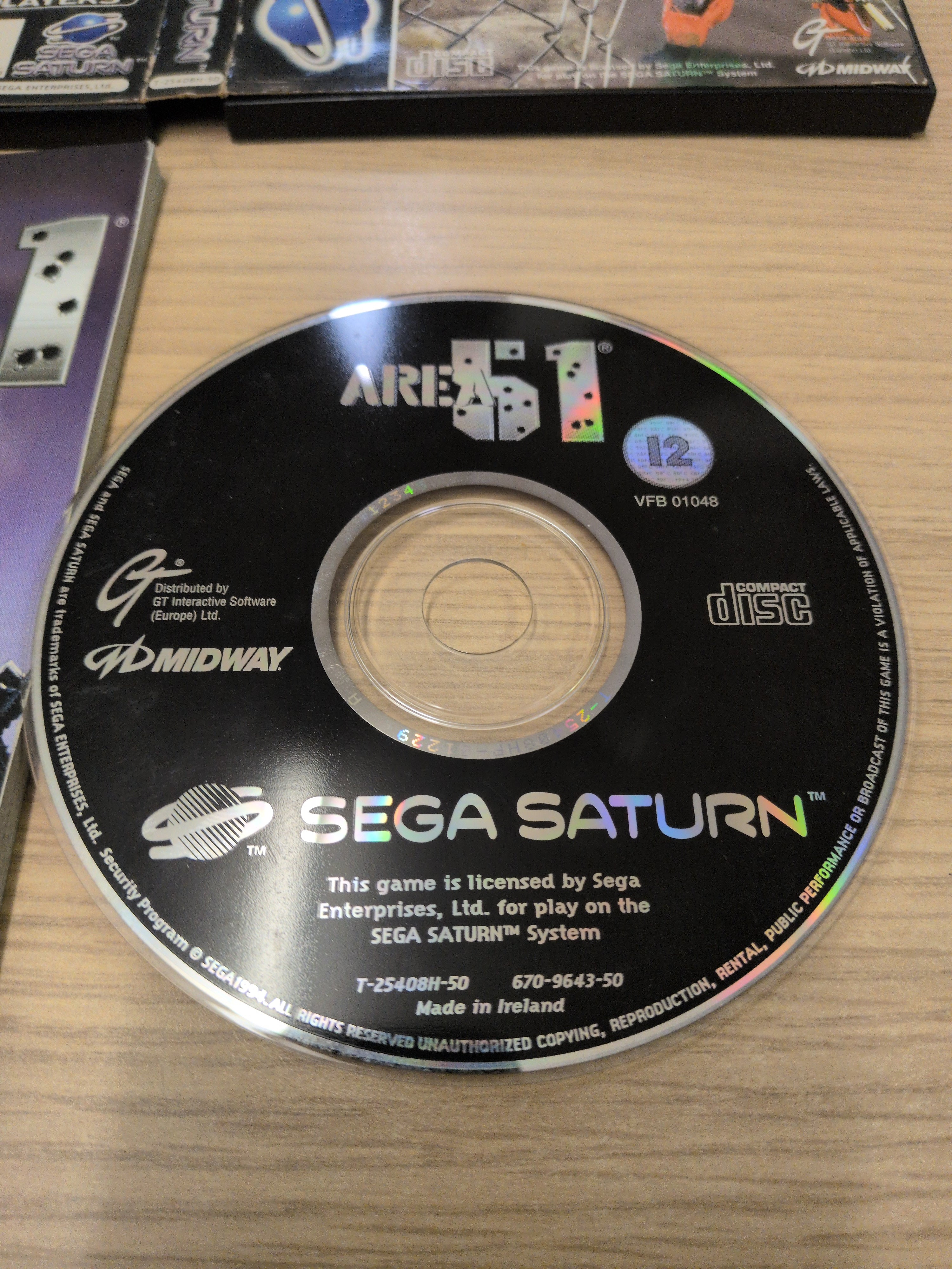 Area 51 Sega Saturn game