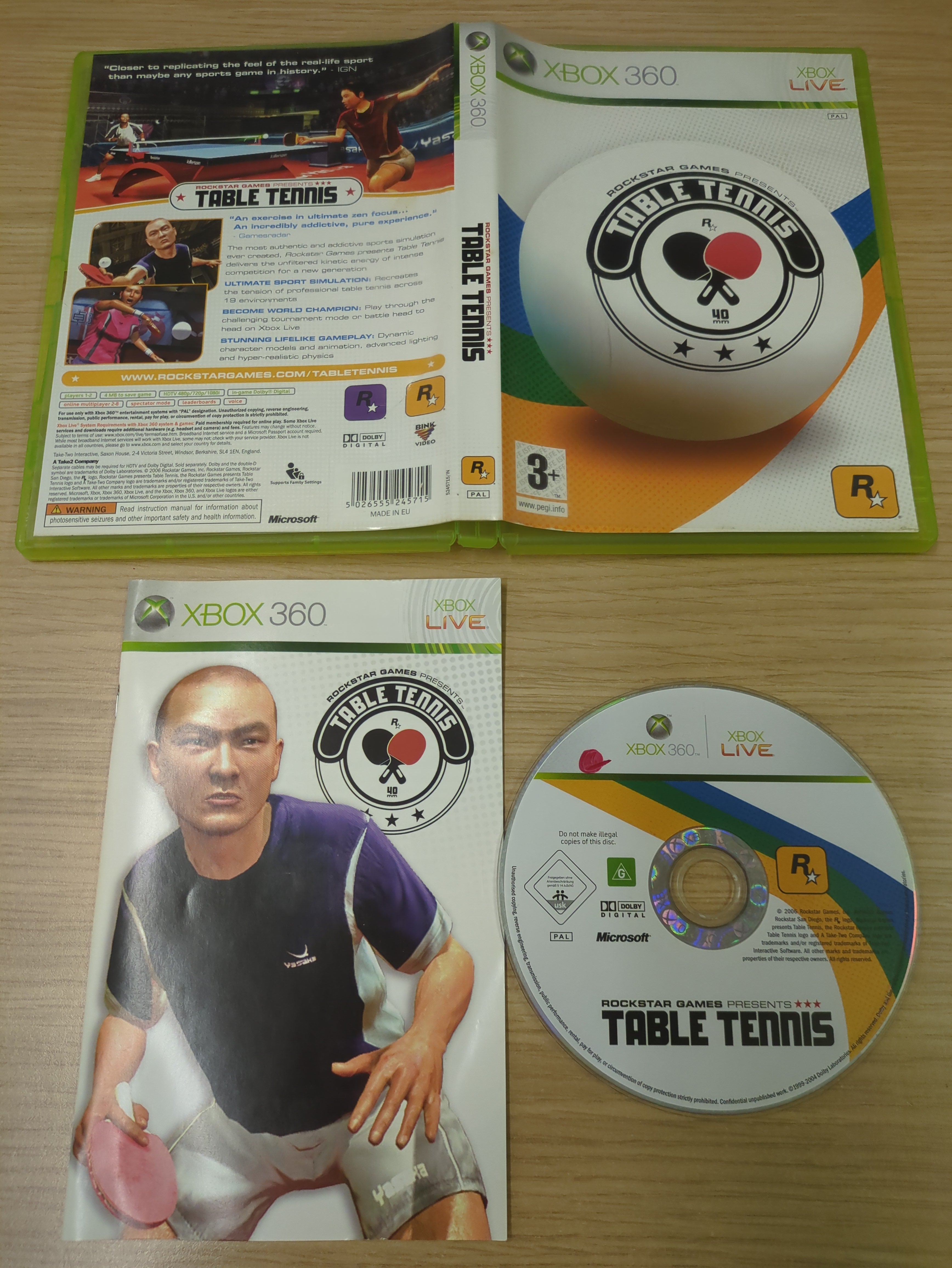 Table Tennis Xbox 360 game