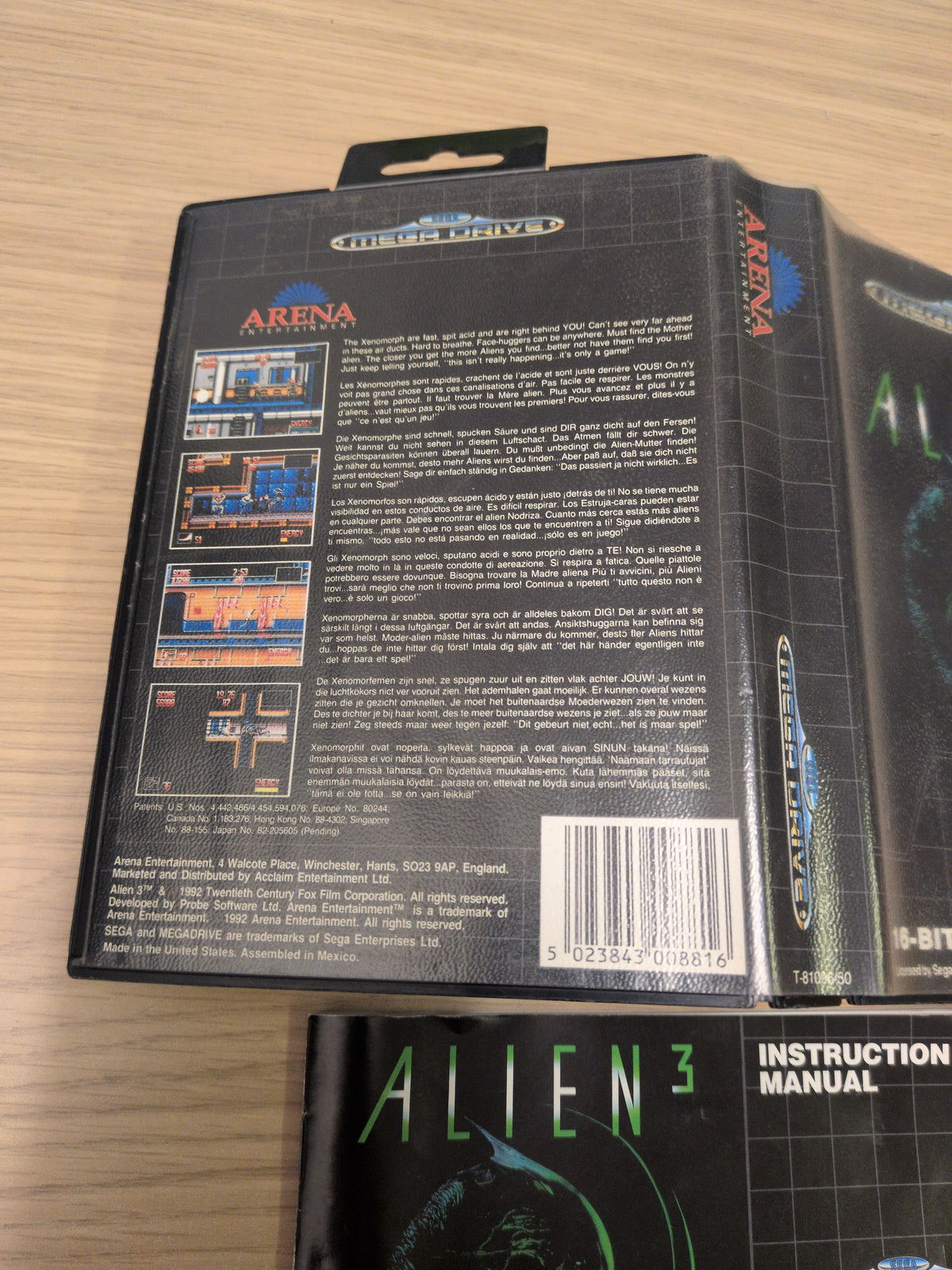 Alien 3 Sega Mega Drive game
