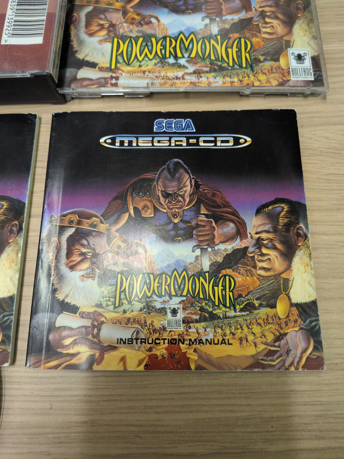Powermonger Sega Mega-CD game